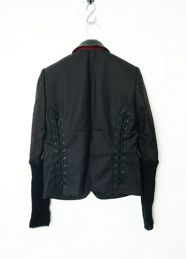 Undercover undercover size 2 Patchwork Wool Strap blazer 2503-Nextarro Size 36S - 5 Thumbnail
