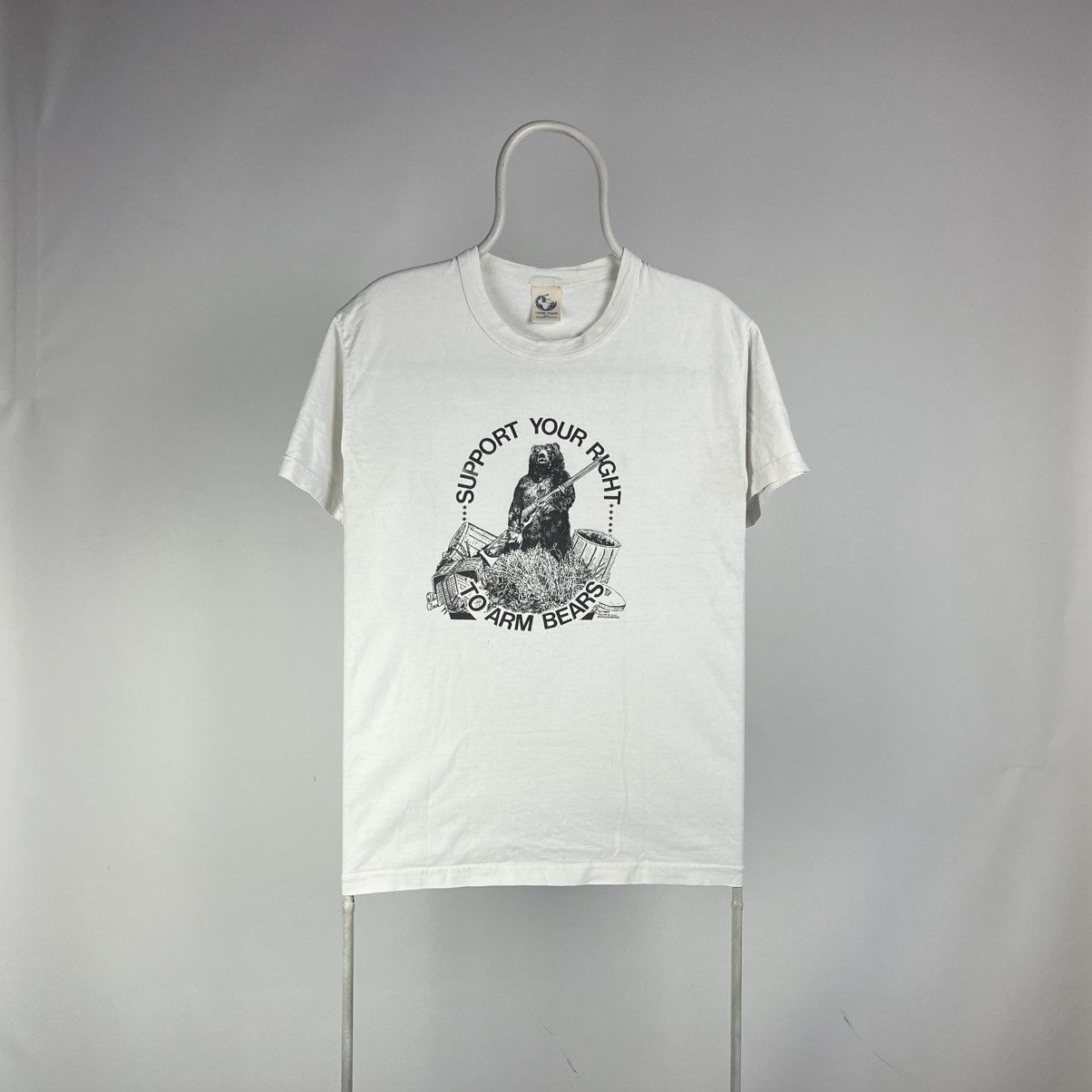 Band Tees × Vintage Vintage Support your Right To arm Bears Tshirt 1984 Size US M / EU 48-50 / 2 - 1 Thumbnail