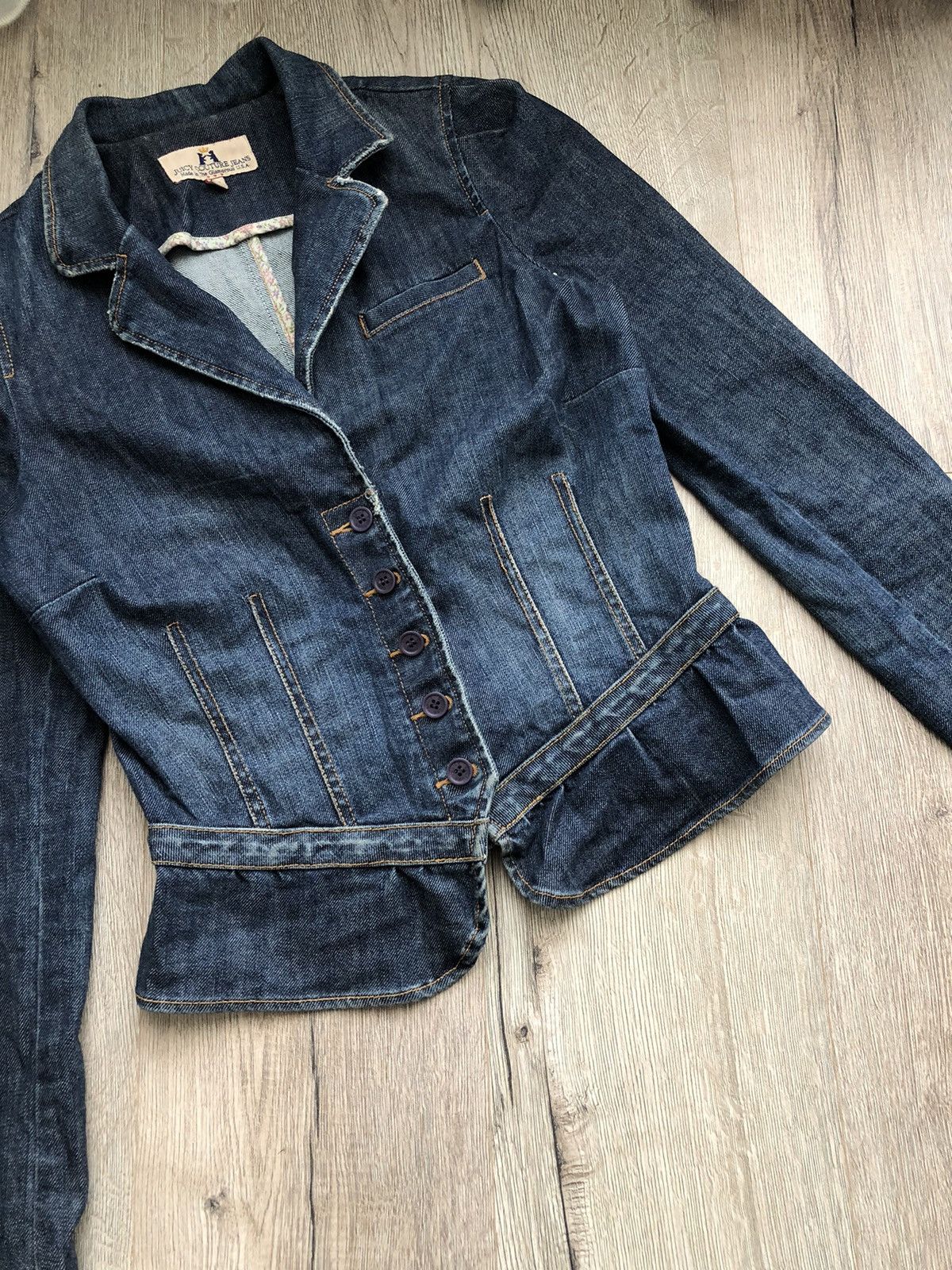 Juicy Couture Juicy Couture Jeans Vintage Juicy Couture Jeans Glamorous USA Women s Denim Jacket Grailed