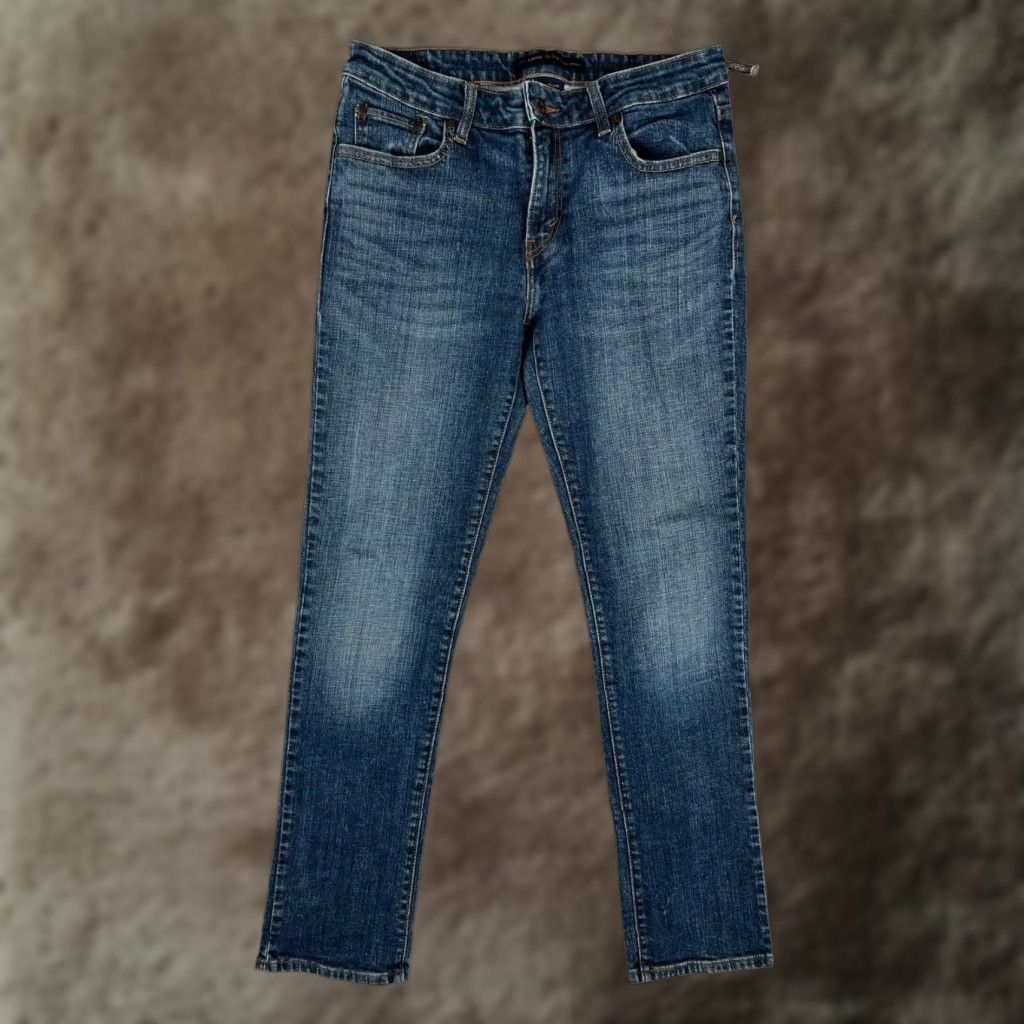 Levi's Levi's Mid Rise Skinny Jeans Womens 10 Blue Medium Wash Denim Slim Stretch Pocketed 5-Pocket Classic Zip Womens Size 32" / US 10 / IT 46 - 1 Thumbnail
