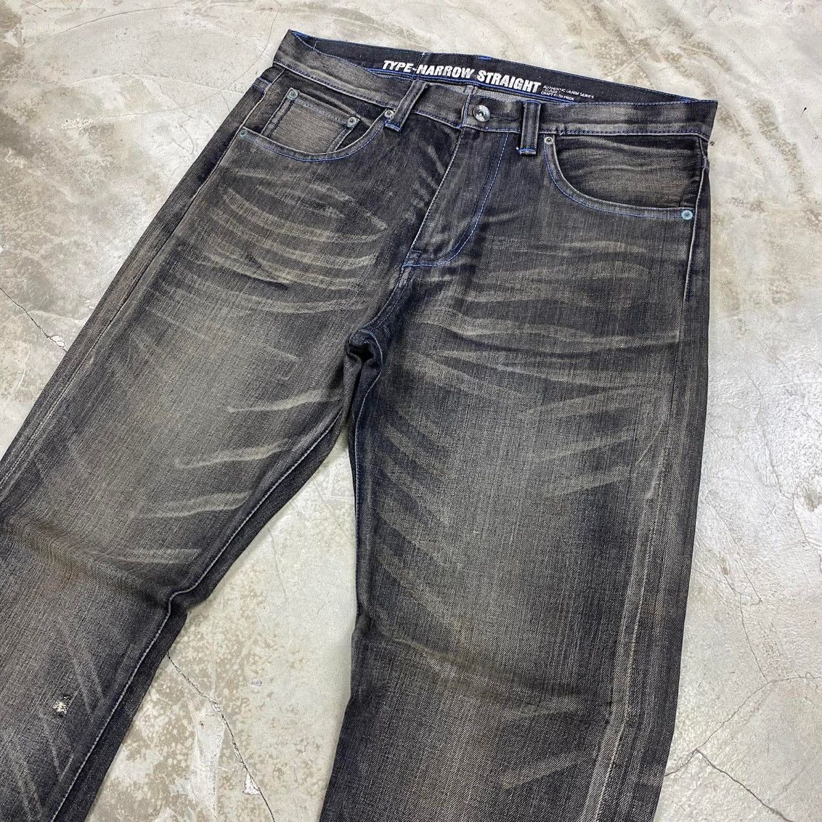 Neighborhood FW2008 Rigid Savage Selvedge Denim Pants Size US 34 / EU 50 - 2 Thumbnail