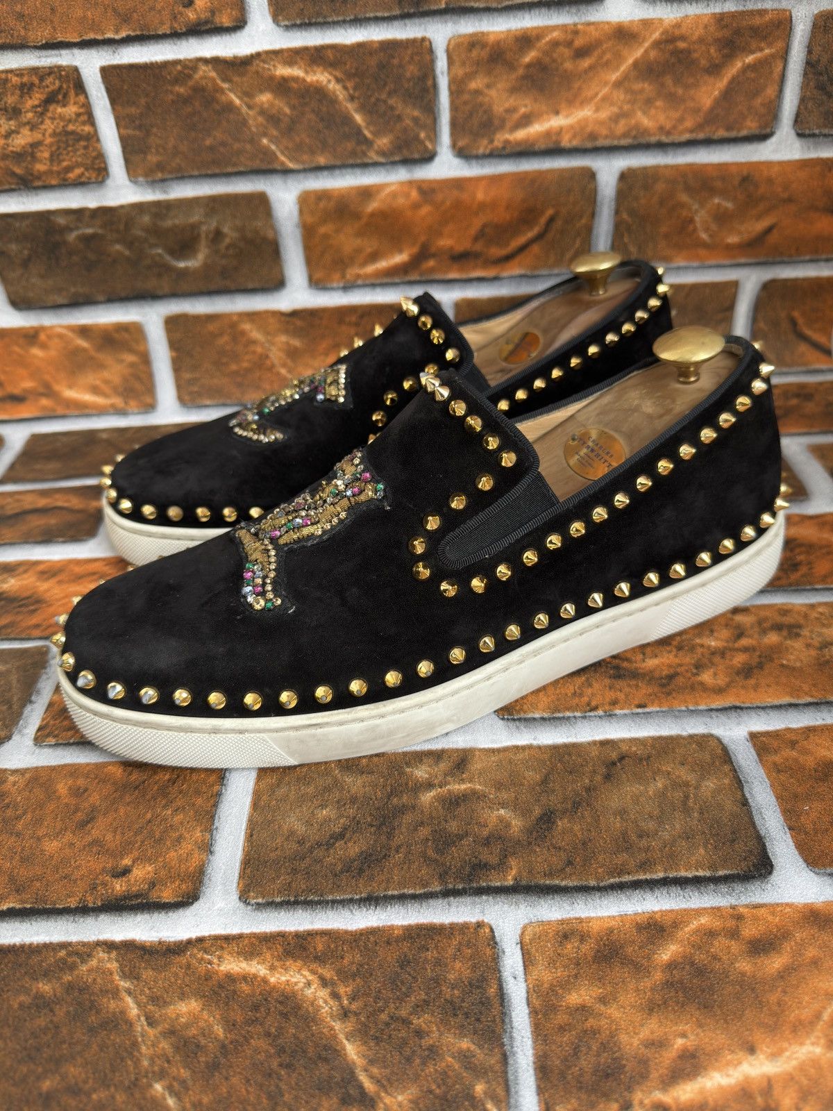 Christian Louboutin Spike boat flats Size US 10.5 / EU 43-44 - 2 Thumbnail