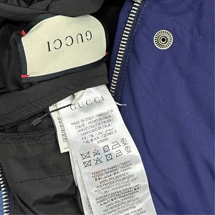 Gucci Gucci Blue Padded Down Jacket for Men-2507 Size US L / EU 52-54 / 3 - 2 Thumbnail