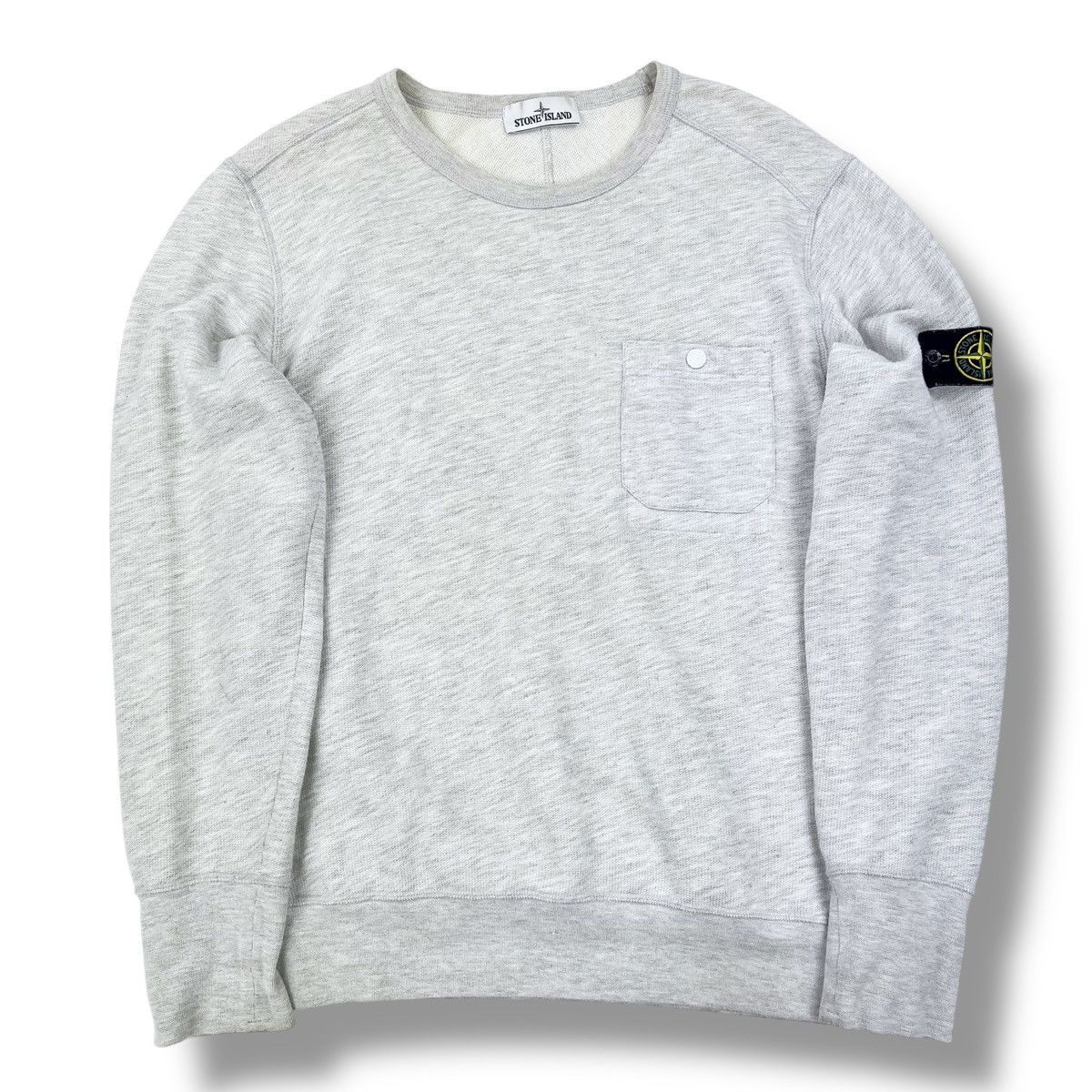 Stone Island Stone Island Light Grey Sweatshirt Size US XL / EU 56 / 4 - 2 Thumbnail