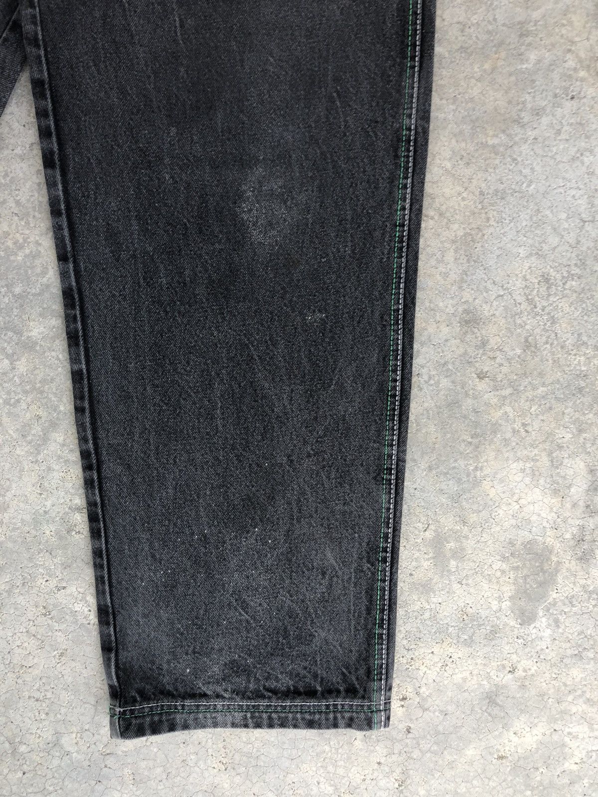 Vintage Risk Baggy Jeans Distressed Denim Size US 34 / EU 50 - 7 Thumbnail
