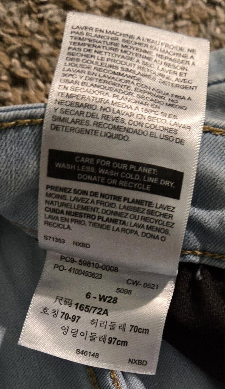 Designer Levi's Denizen Womens Jeans *See Measurements In Pictures* Size 28" / US 6 / IT 42 - 4 Thumbnail