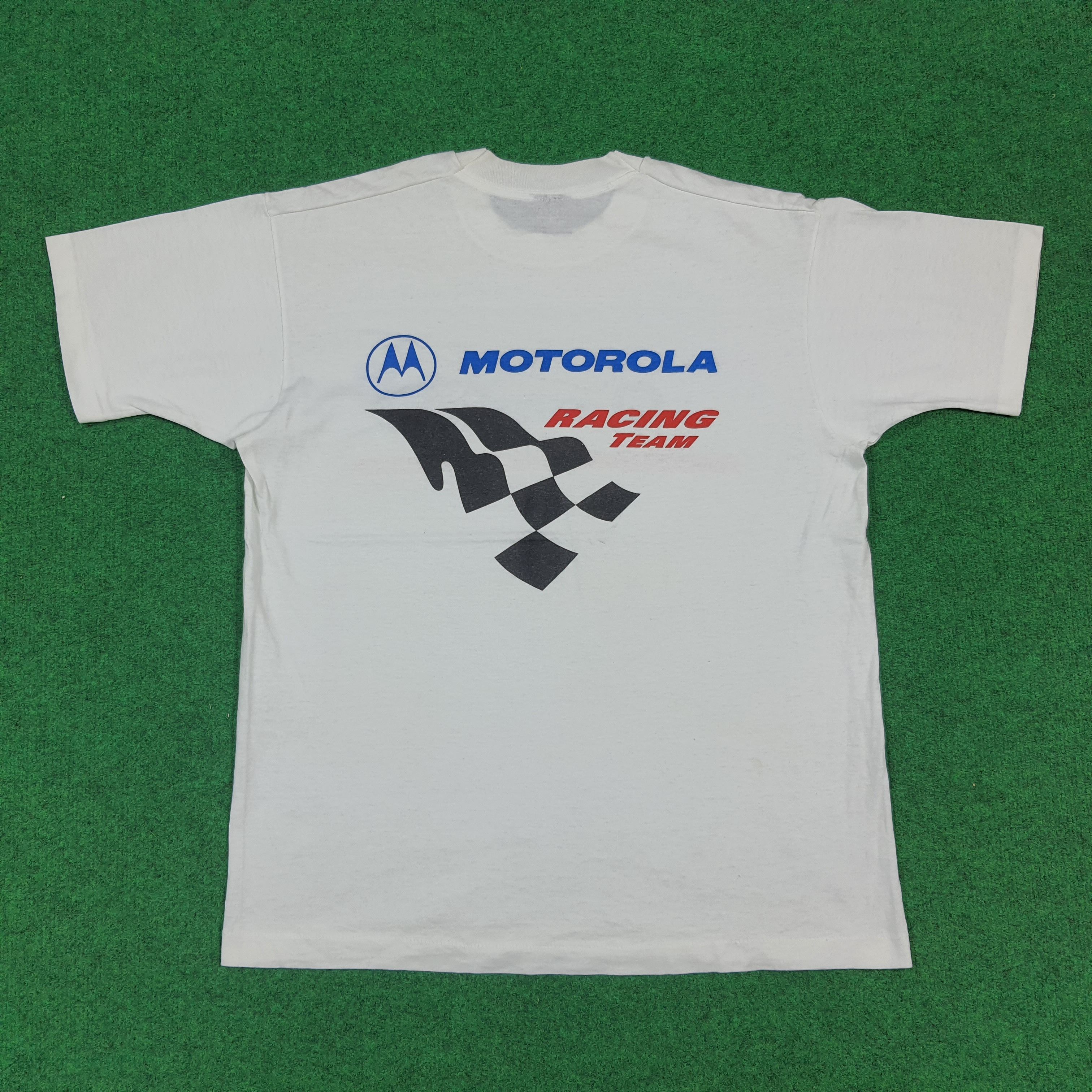Fruit Of The Loom Vintage Motorola Racing Team Formula 1 Tshirt C299N4 Size US L / EU 52-54 / 3 - 3 Thumbnail
