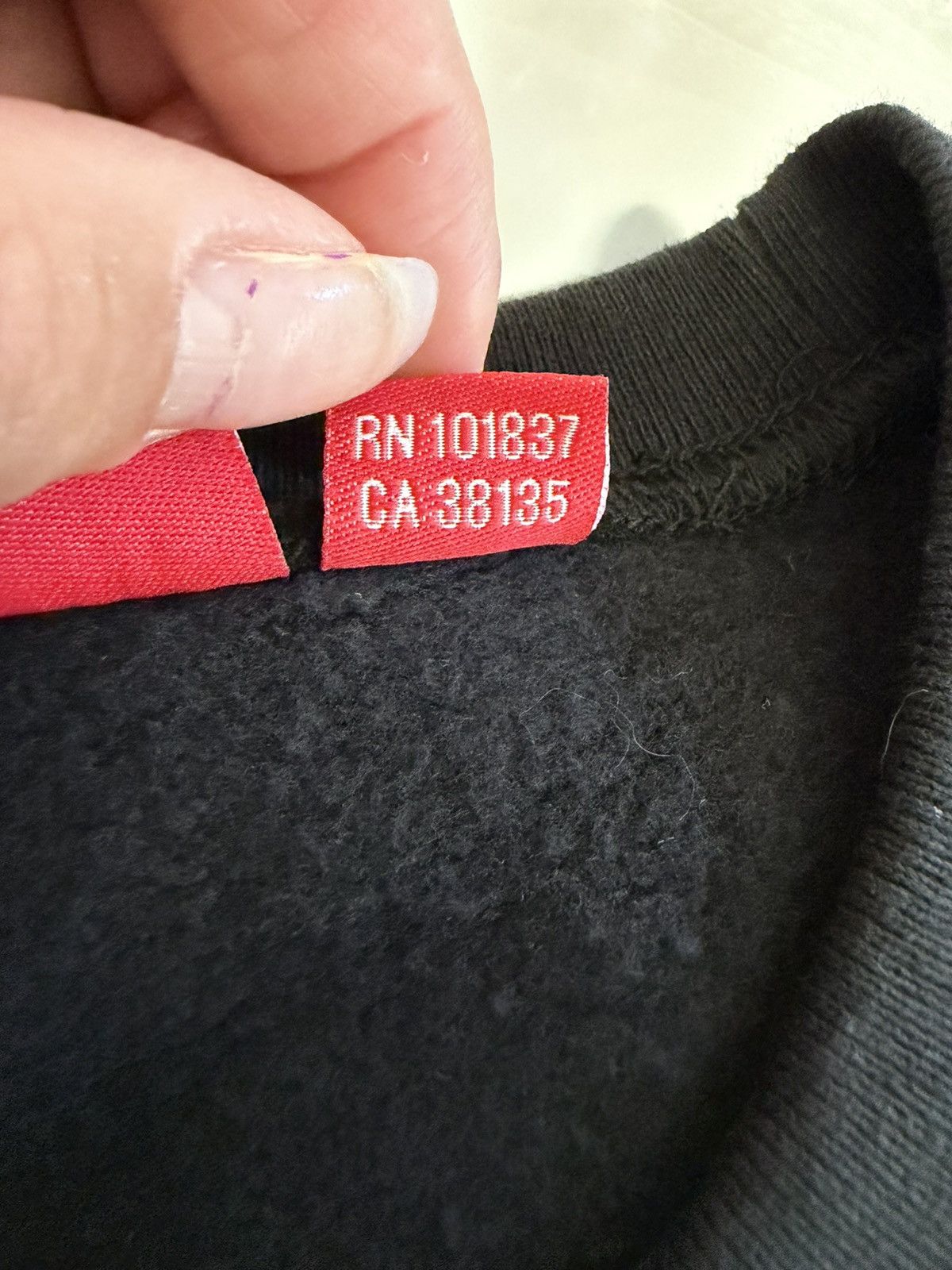 Supreme SUPREME-KANJI LOGO SWEATSHIRT BLACK CREWNECK SIZE MEDIUM Size US M / EU 48-50 / 2 - 11 Thumbnail