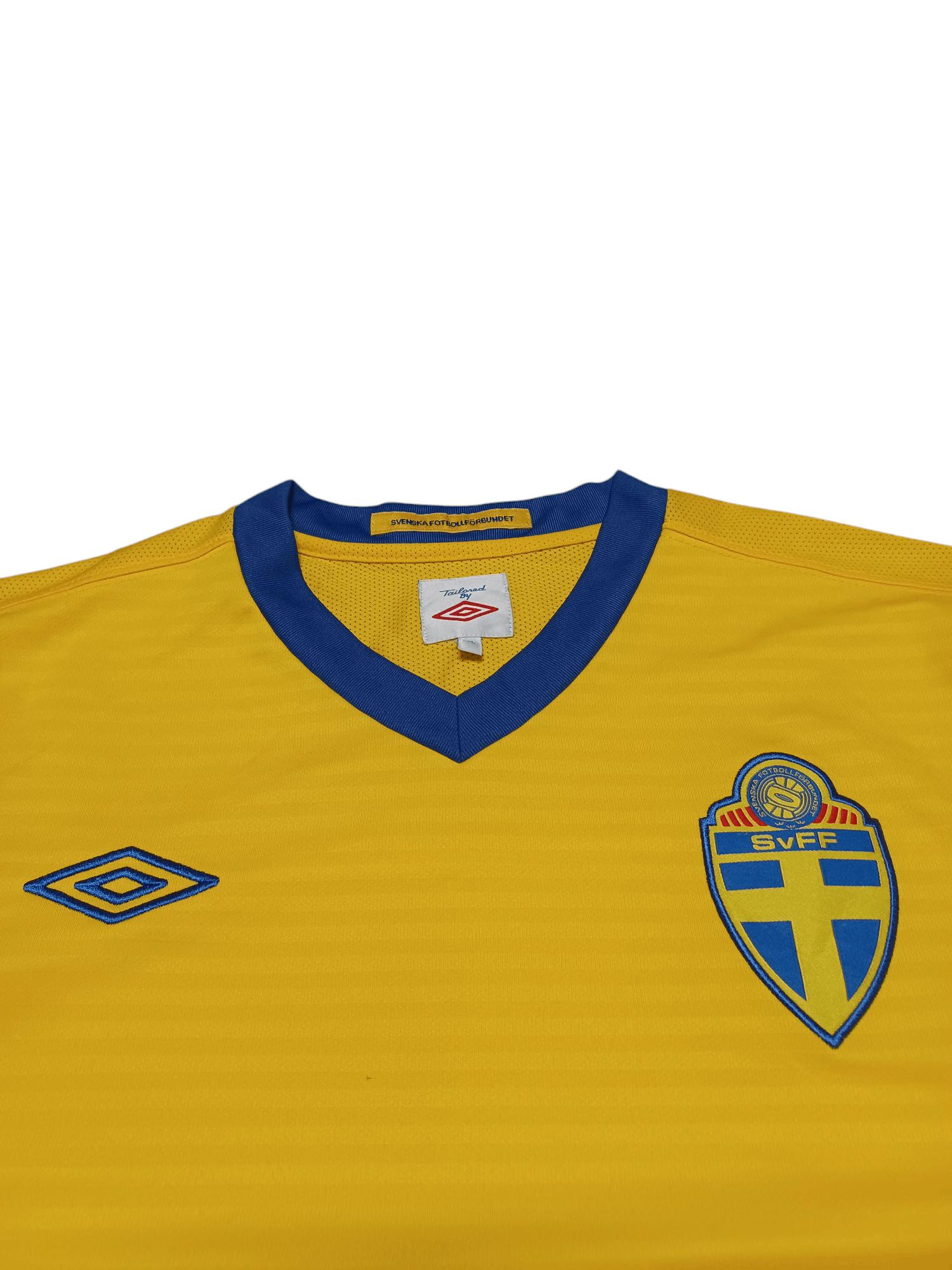 Umbro SWEDEN UMBRO SOCCER FOOTBALL 2010/2011 VINTAGE JERSEY Size US XL / EU 56 / 4 - 2 Thumbnail