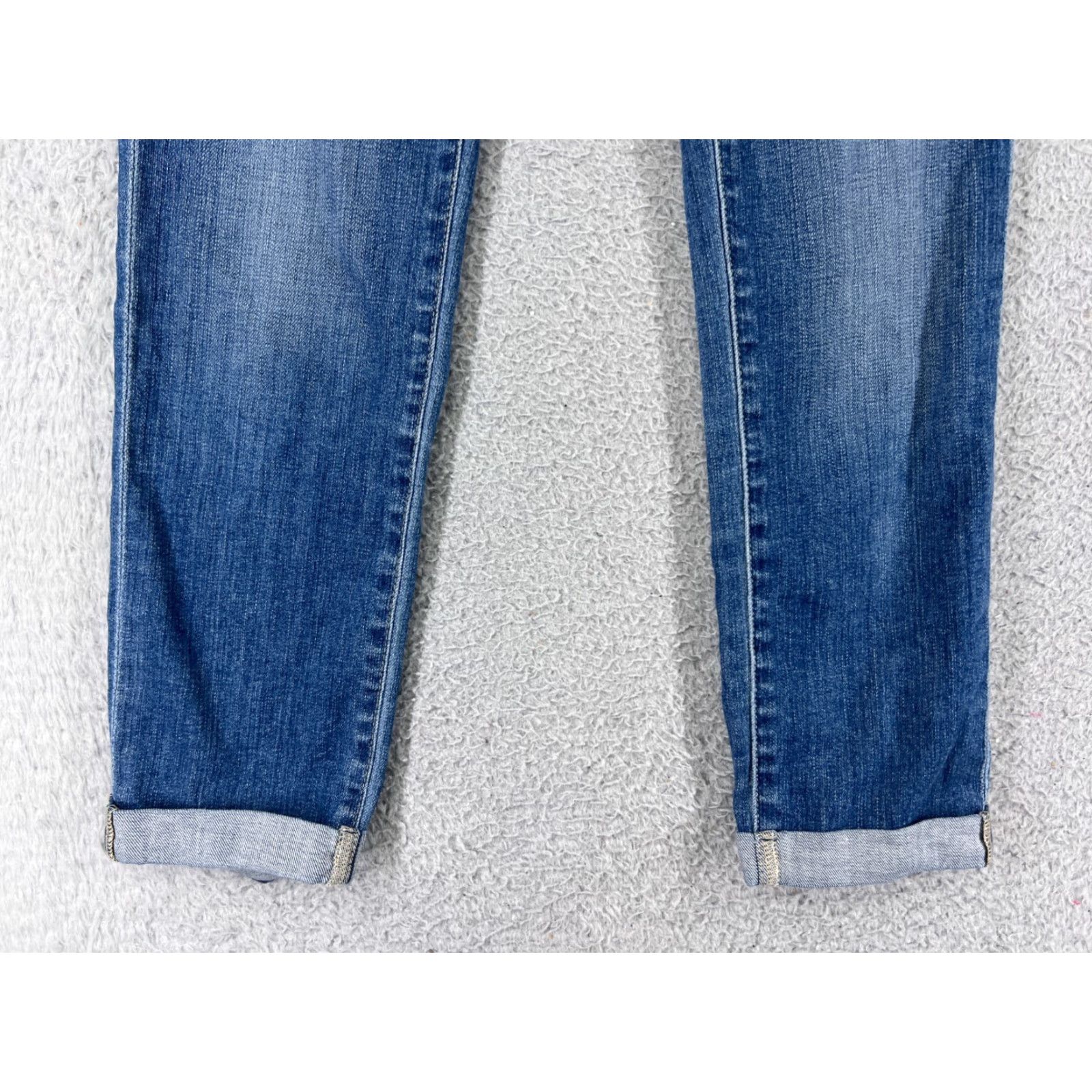 Vintage AG Adriano Goldschmied Jeans Womens 26 Blue Denim Straight Leg Cotton Blend Size 26" / US 2 / IT 38 - 5 Thumbnail
