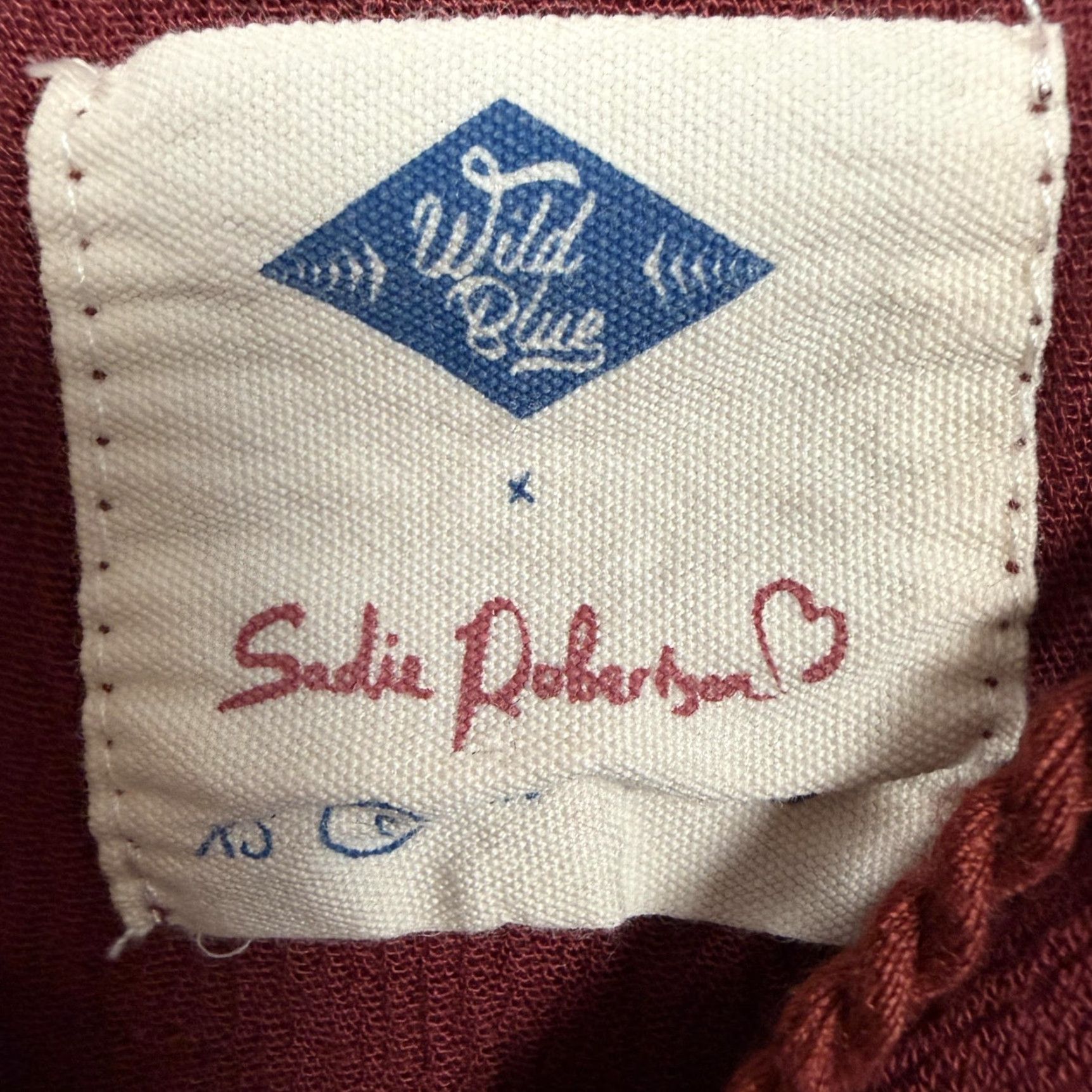 Vintage Wild Blue Sadie Robertson Tunic S Maroon Cold Shoulder Tassel Boho Fairycore Size S / US 4 / IT 40 - 5 Thumbnail