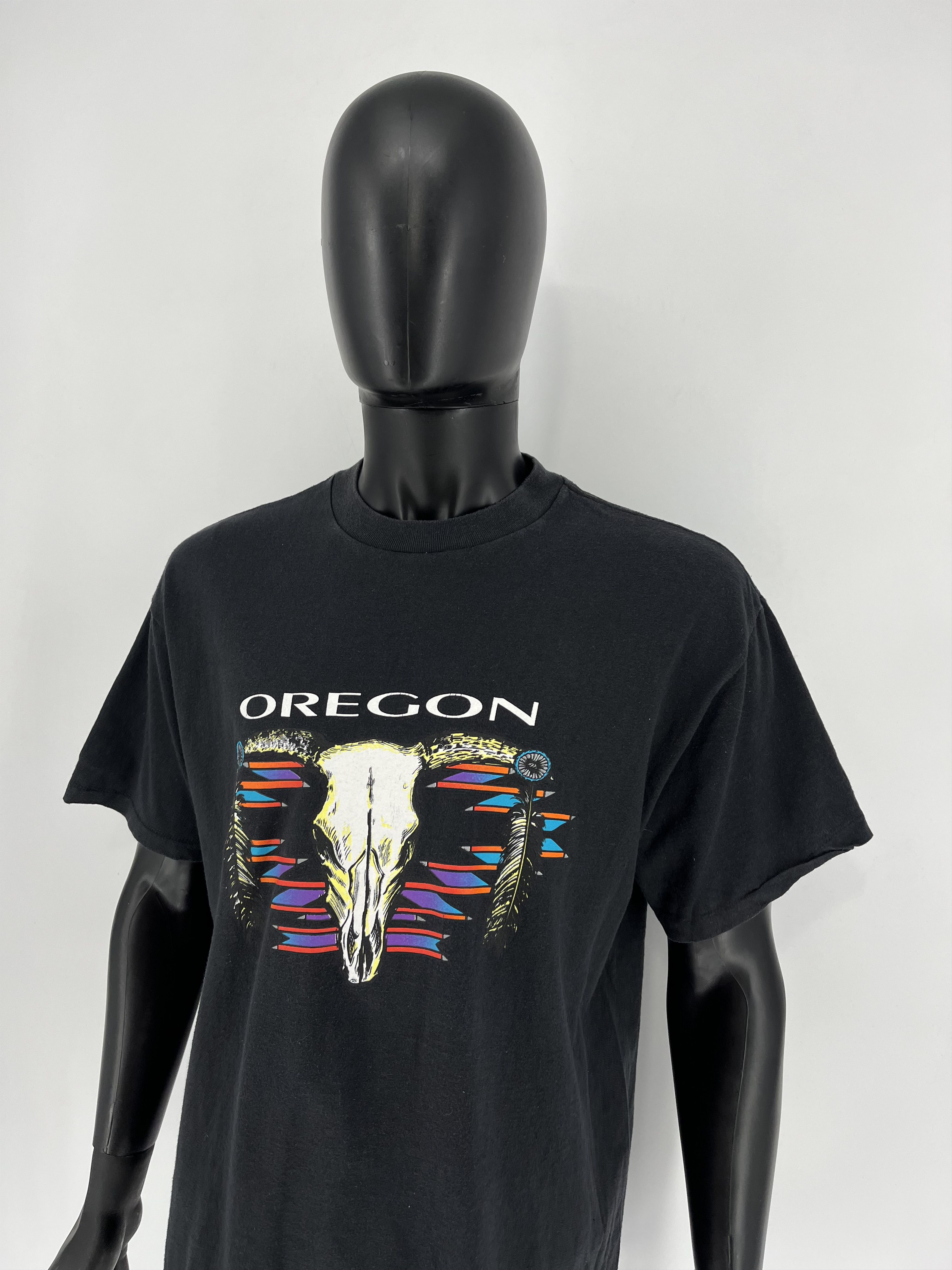 Vintage Vintage Y2K Oregon T-Shirt Made IN USA Size US XL / EU 56 / 4 - 4 Thumbnail