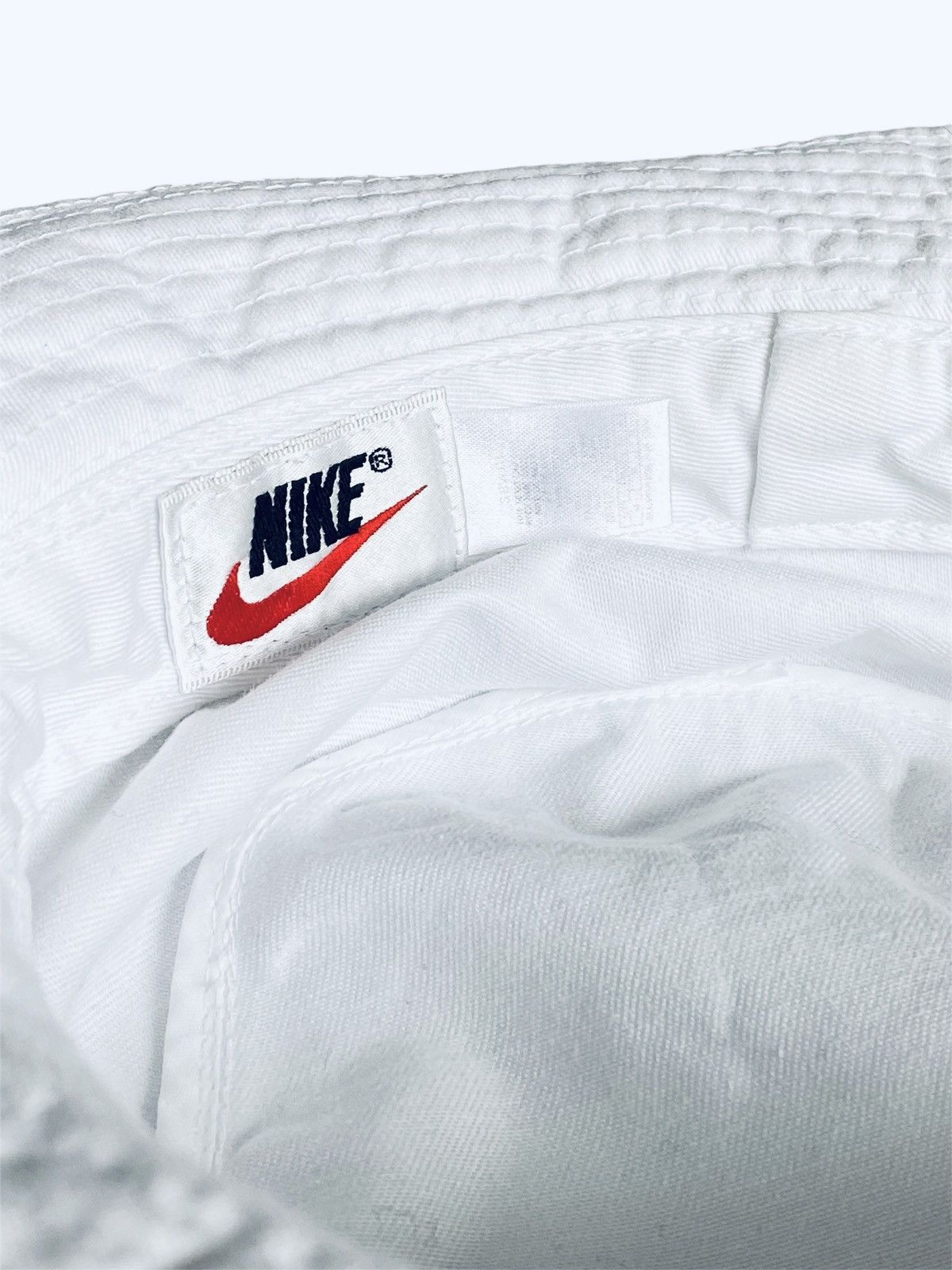 Nike × Vintage Nike White Buckethat 90s Size ONE SIZE - 4 Thumbnail