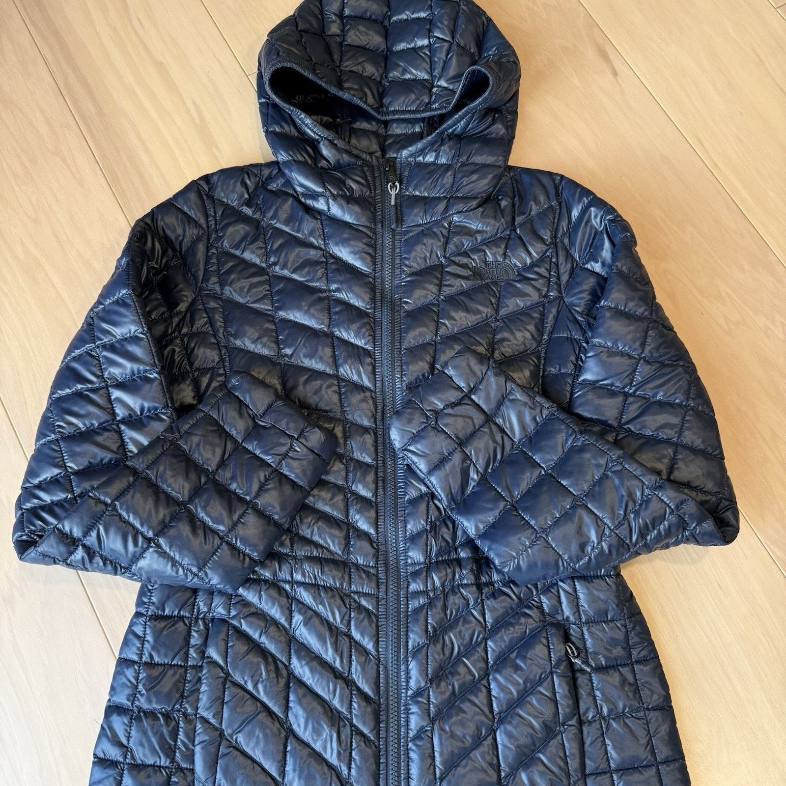 The North Face North Face Thermoball Parka Jacket S Navy Full Zip Insulated Size S / US 4 / IT 40 - 5 Thumbnail