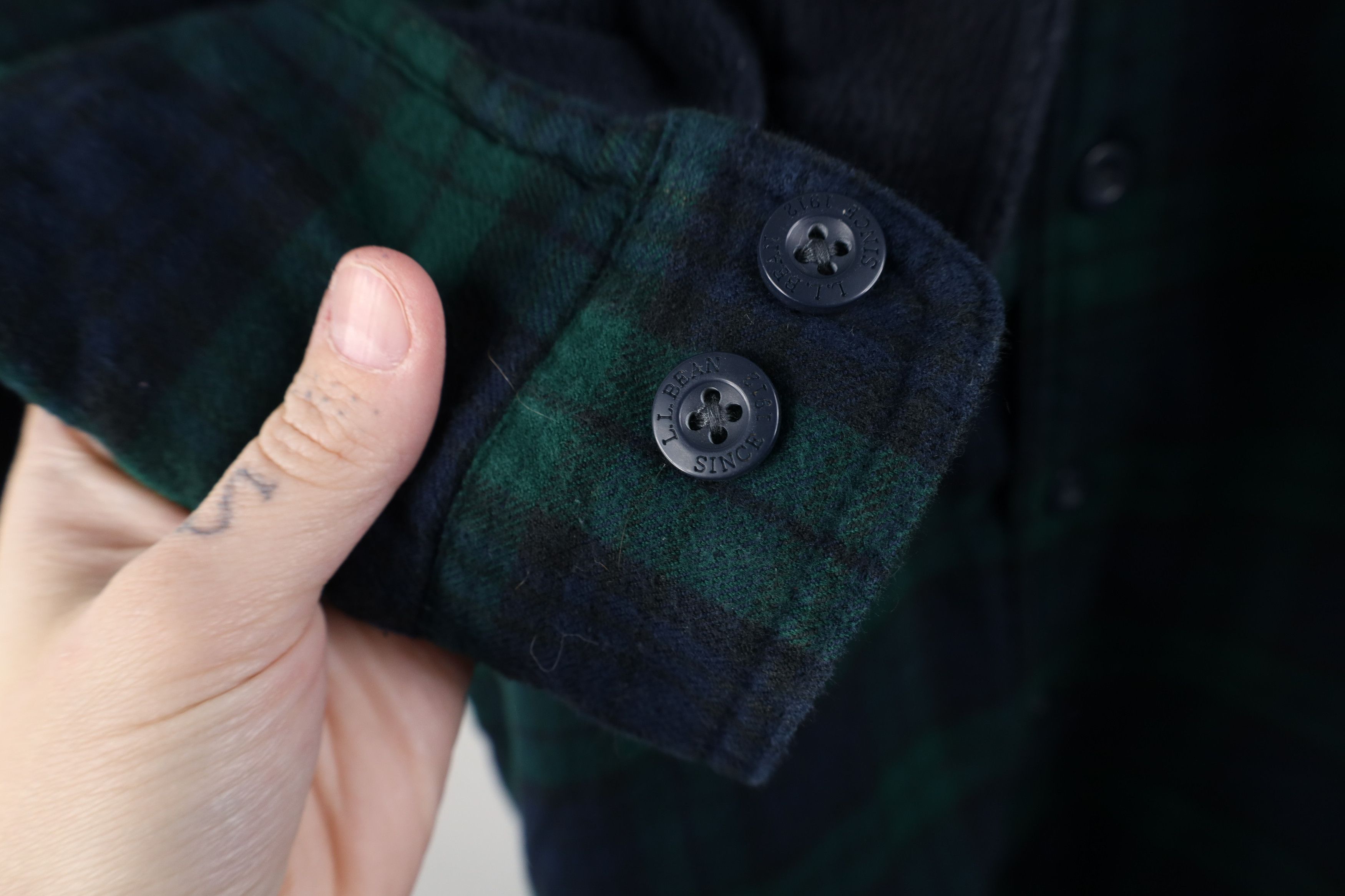 L.L. Bean Vintage LL Bean Lined Flannel Button Shirt Jacket Jac Shirt Size US L / EU 52-54 / 3 - 8 Thumbnail
