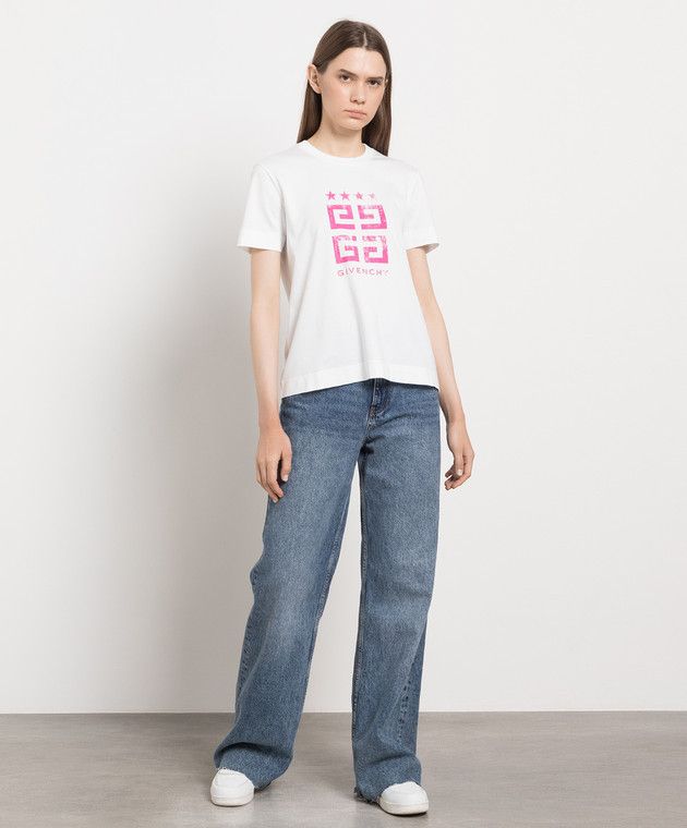 Givenchy o1loc1c0724 T-Shirt in White Size S / US 4 / IT 40 - 2 Thumbnail