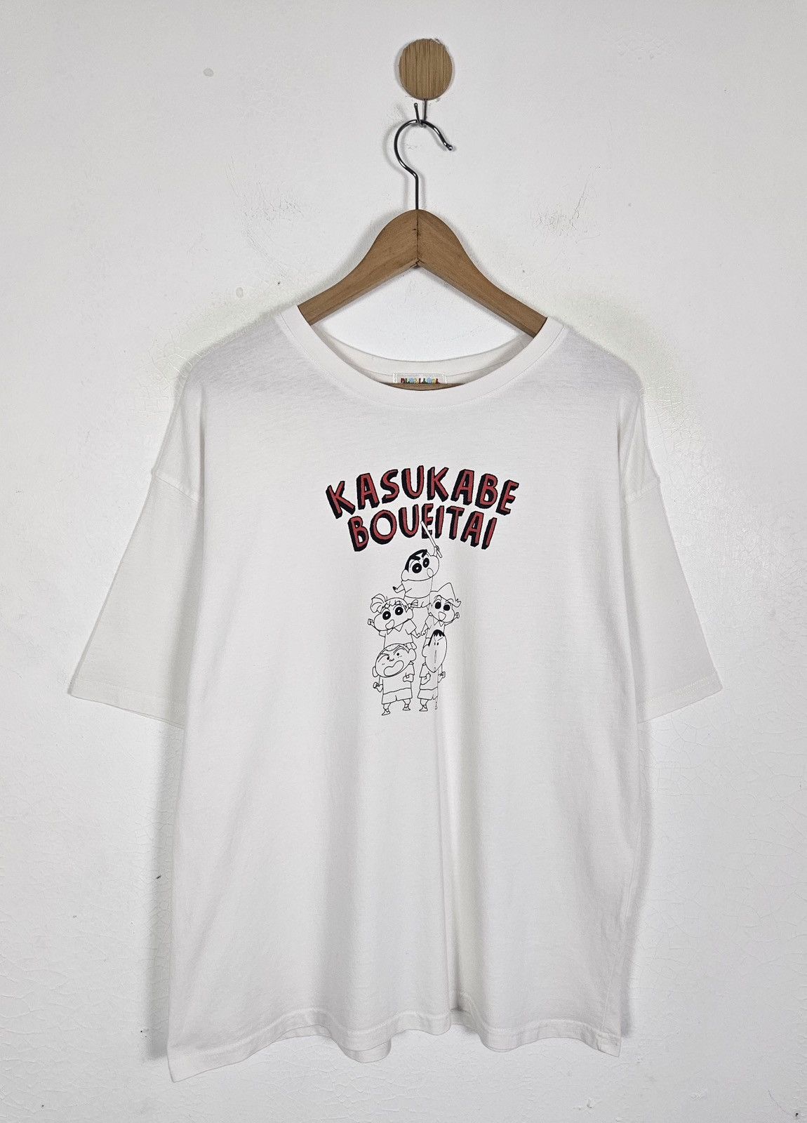 Anime Vintage Crayon Shin Chan Kasukabe Bouetai tv show shirt Size US M / EU 48-50 / 2 - 1 Thumbnail