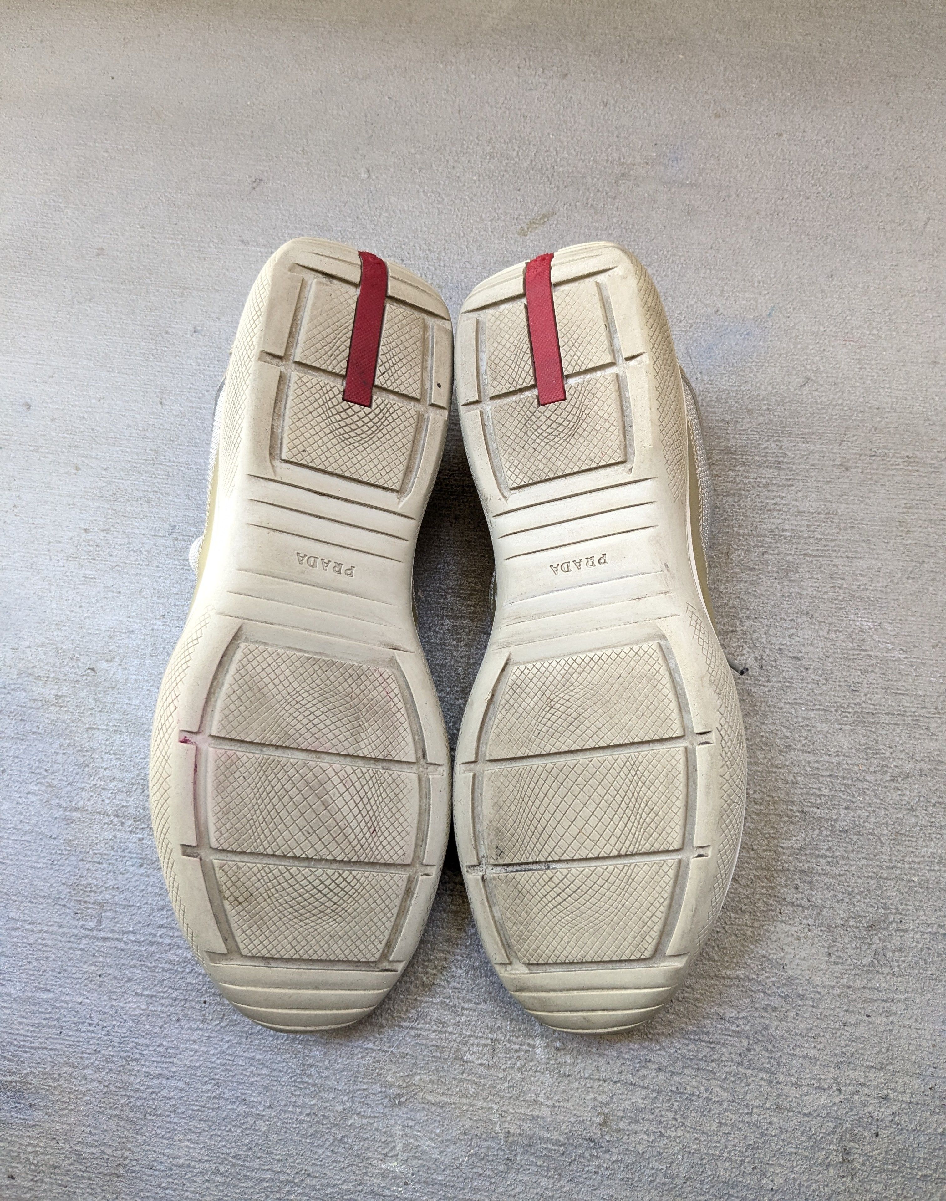 Prada Prada America's Cup Olive Green 11 Patent Leather Silver Low Size US 11 / EU 44 - 17 Thumbnail