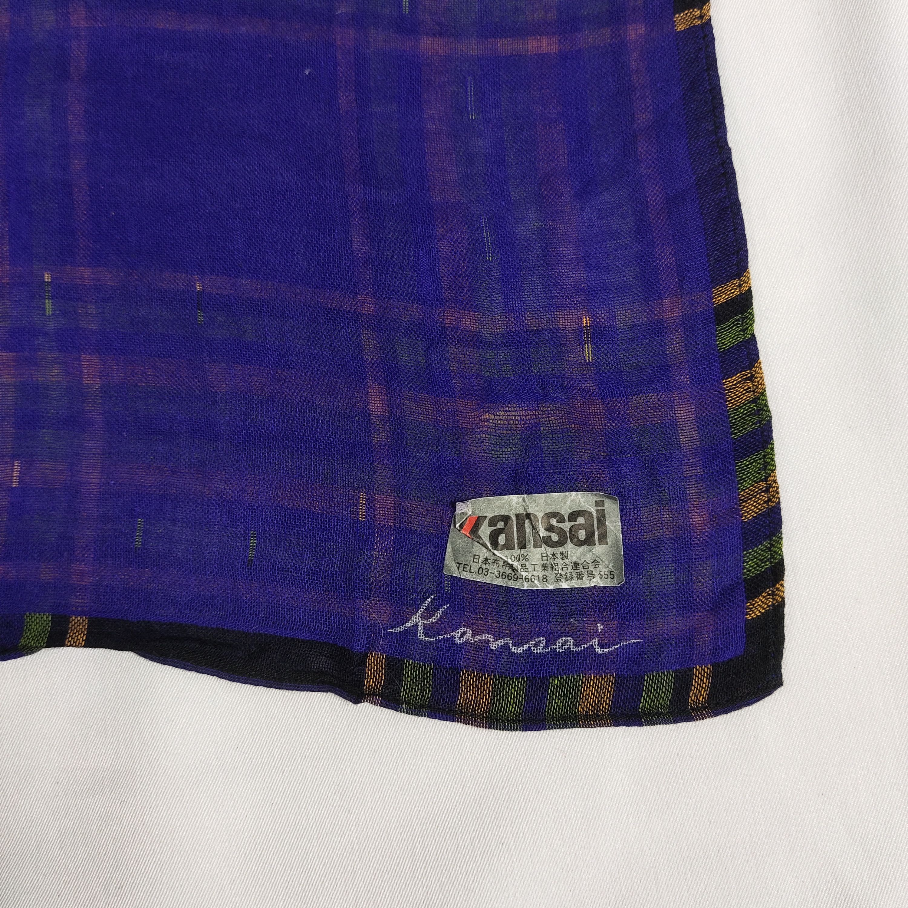 Kansai Yamamoto × Vintage Kansai Yamamoto Handkerchief / Neckerchief / Bandana FZ094 Size ONE SIZE - 5 Thumbnail