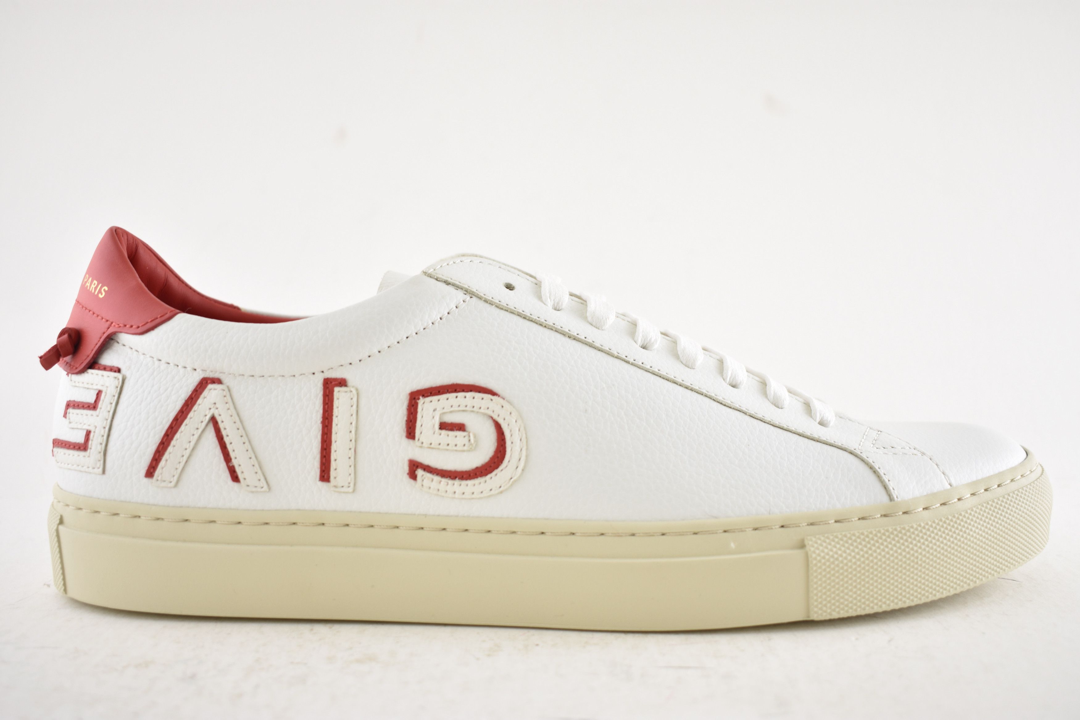 Givenchy Givenchy Urban Street Red Logo Knot Low Top Sneaker 43 10 Size US 10 / EU 43 - 2 Thumbnail