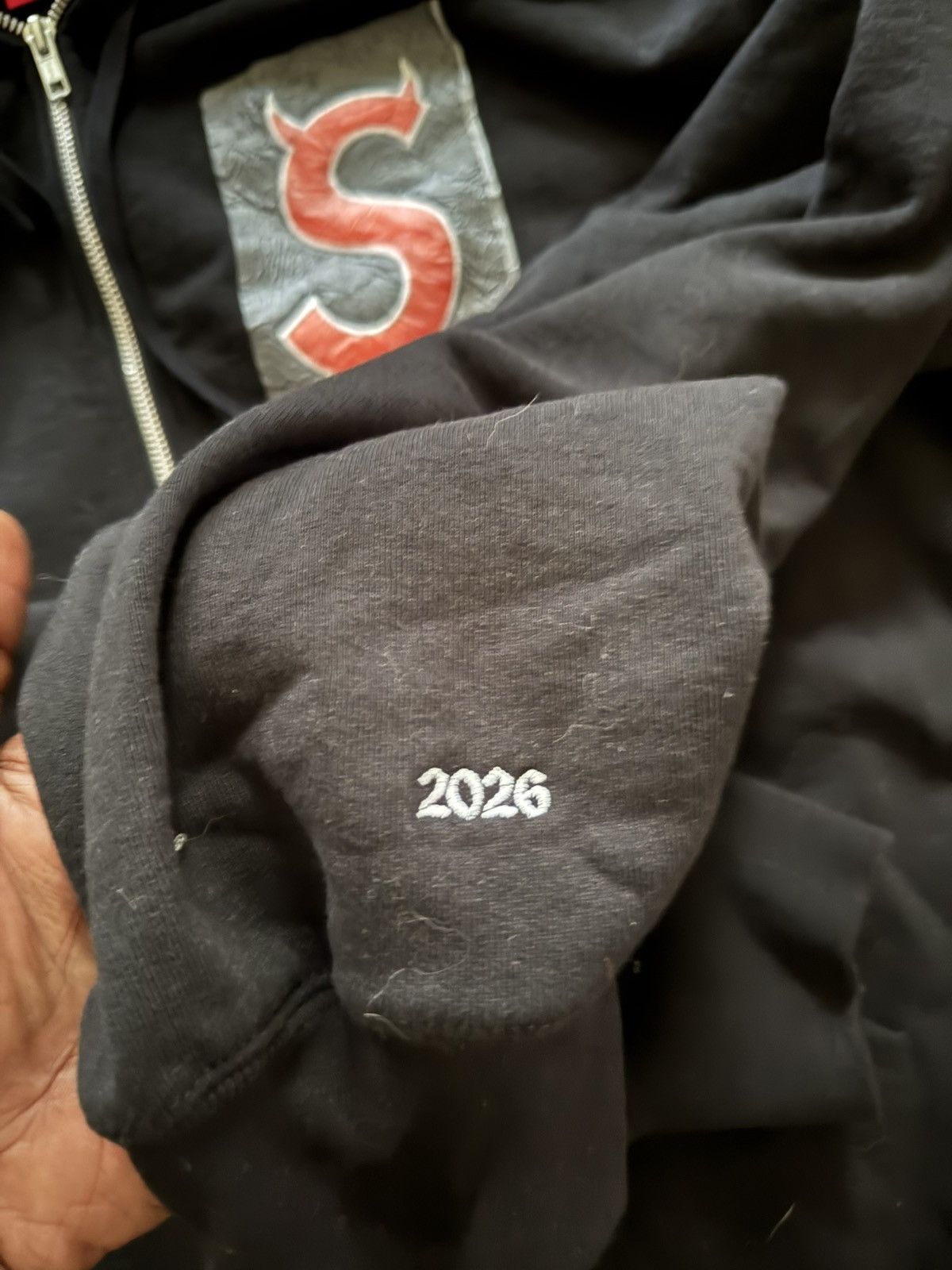 Supreme Devil S Logo Zip Up Hooded Sweatshirt Size US L / EU 52-54 / 3 - 3 Thumbnail