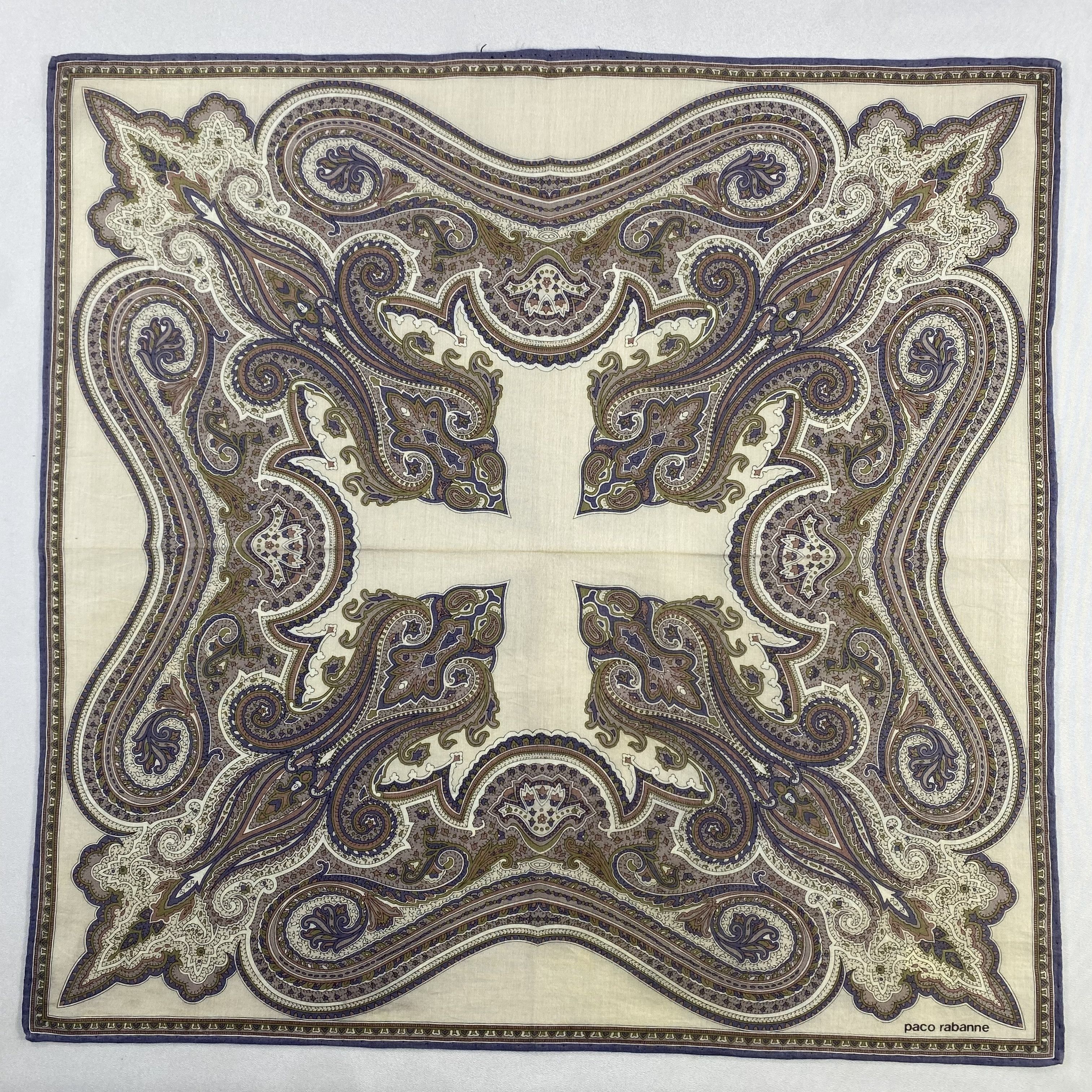 Vintage Paco Rabanne Handkerchief / Neckerchief / Bandana-P1000 Size ONE SIZE - 1 Thumbnail