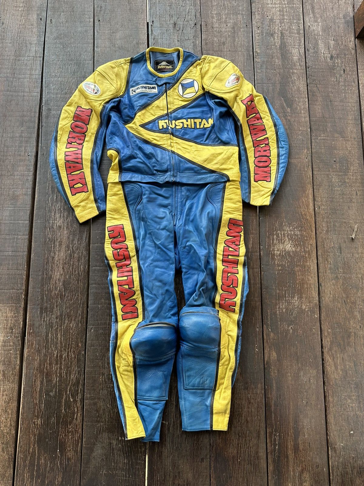 Japanese Brand Kushitani hamamatsu moriwaki suit racing leather Size US S / EU 44-46 / 1 - 1 Thumbnail