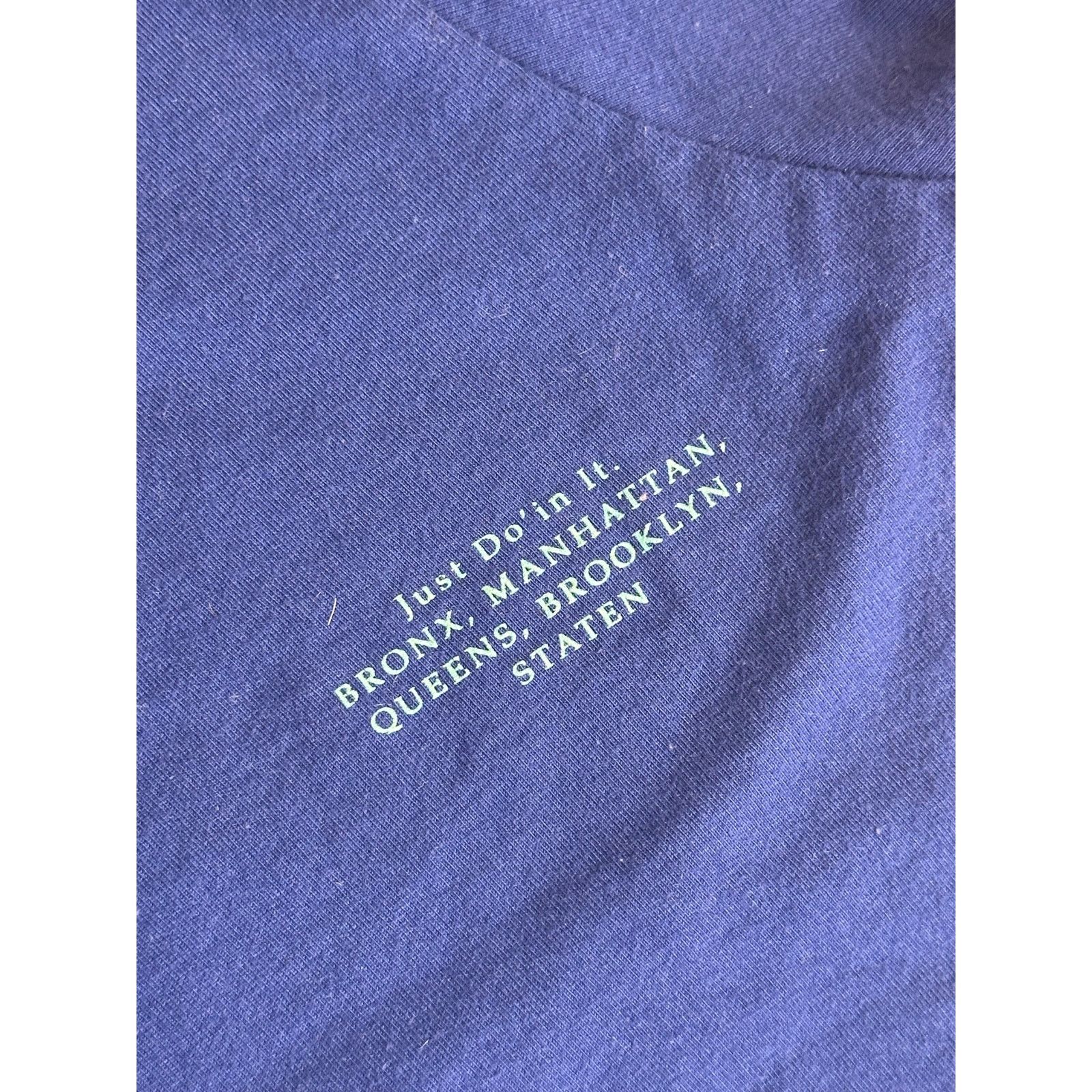 Nike Vintage Nike NYC Blue T-Shirt for World Cup - Size L Kid's Size US L / EU 52-54 / 3 - 9 Thumbnail