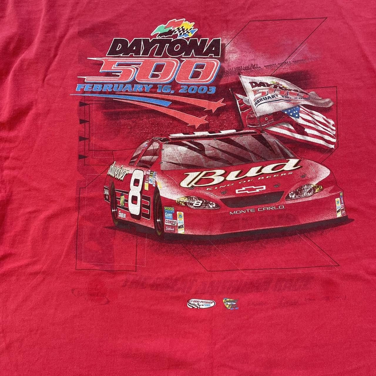 Chase Authentics Vintage 90's Y2K NASCAR Daytona 500 2003 Graphic Tee Size US XL / EU 56 / 4 - 3 Thumbnail