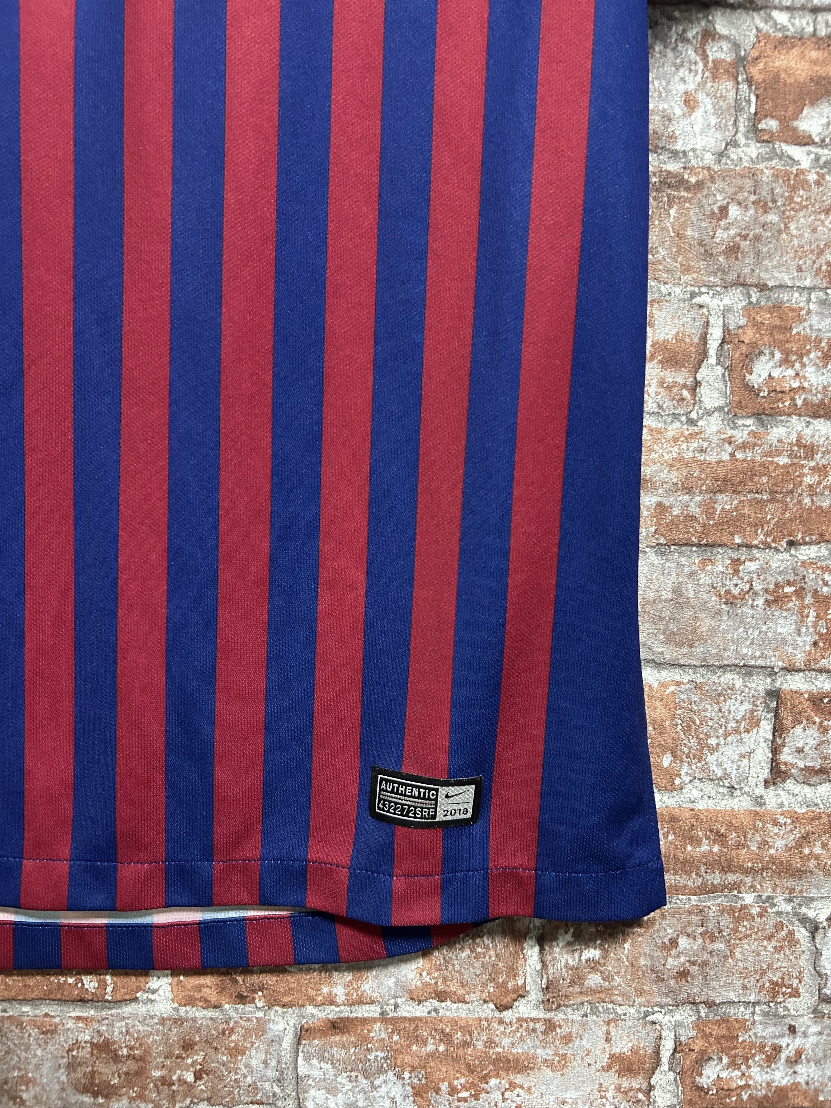 Nike Barcelona 2018 2019 Home Football Nike Shirt 894430-456 Size US S / EU 44-46 / 1 - 7 Thumbnail