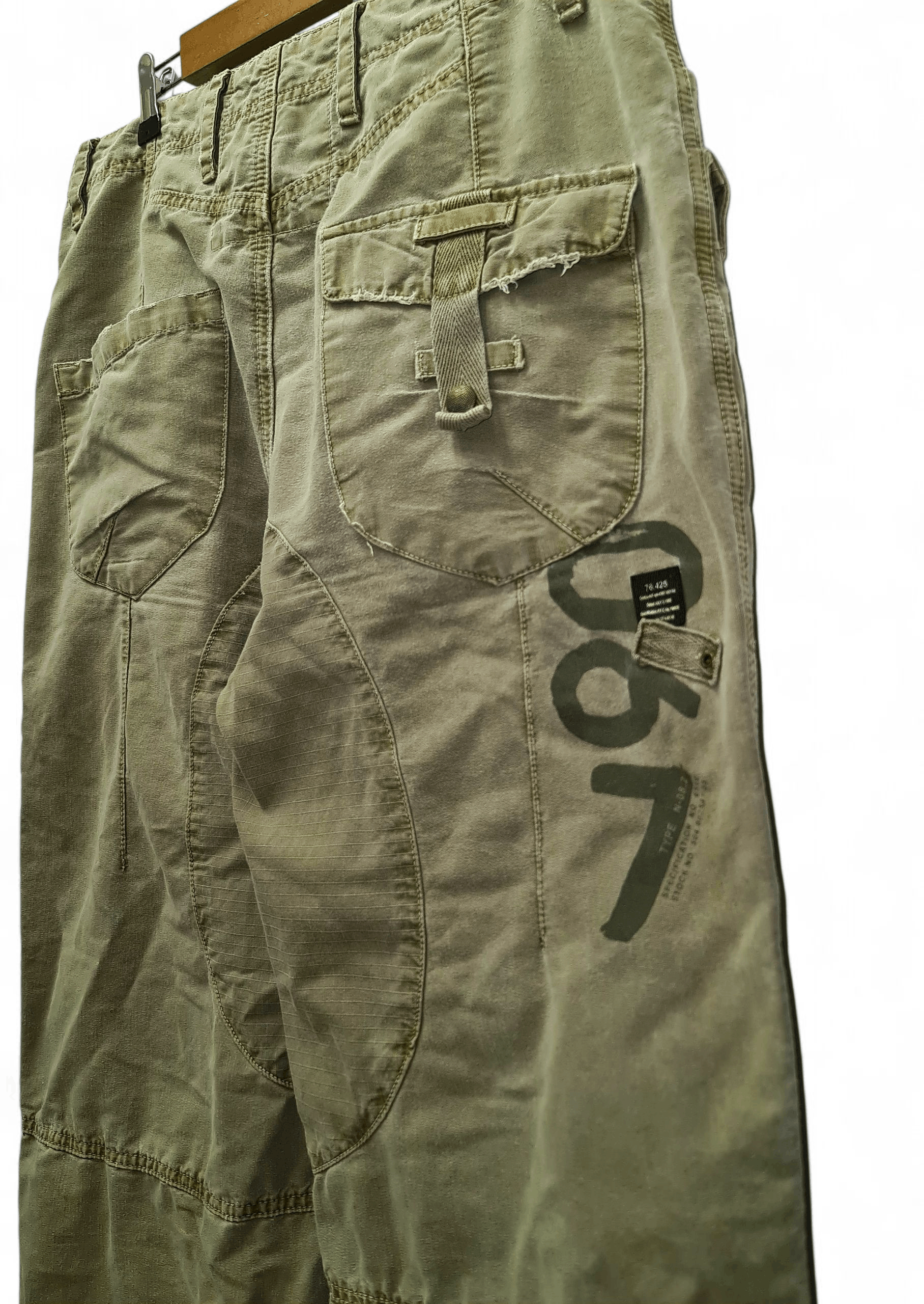 Vintage Vintage Y2K Next Baggy Military Cargo Pants Size US 34 / EU 50 - 5 Thumbnail