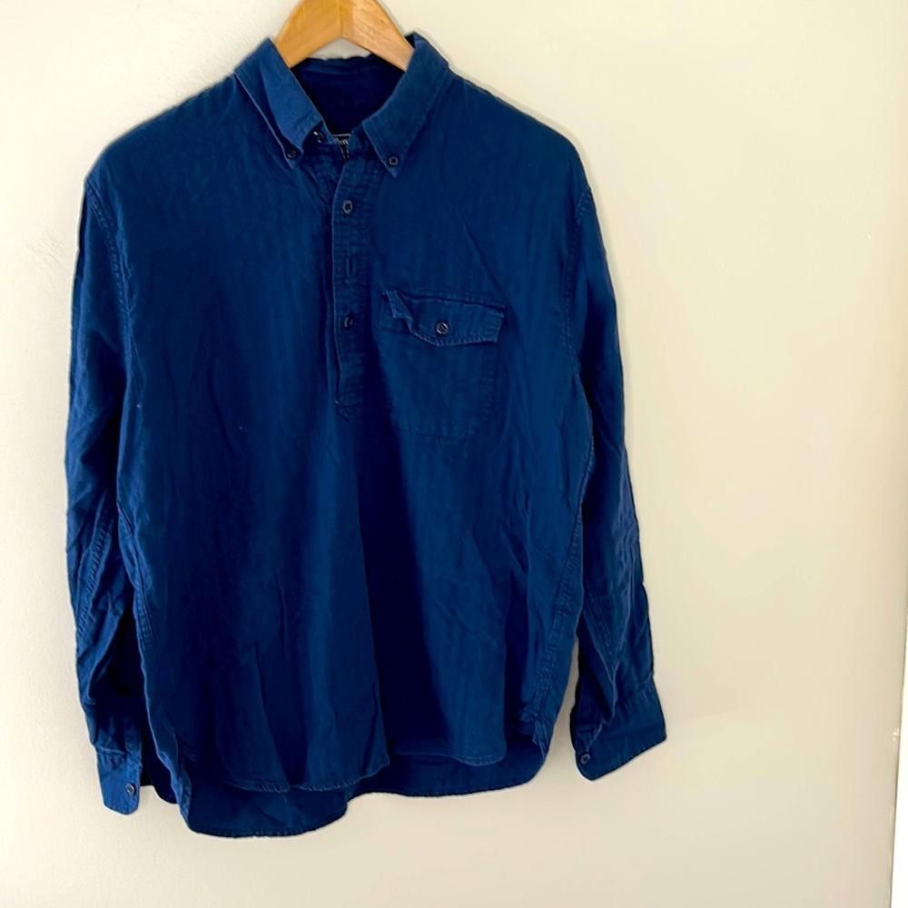 Abercrombie & Fitch Pullover Polo woven-abercrombie-Navy-Sm-99% Ctn 1% elastic Size US S / EU 44-46 / 1 - 3 Thumbnail