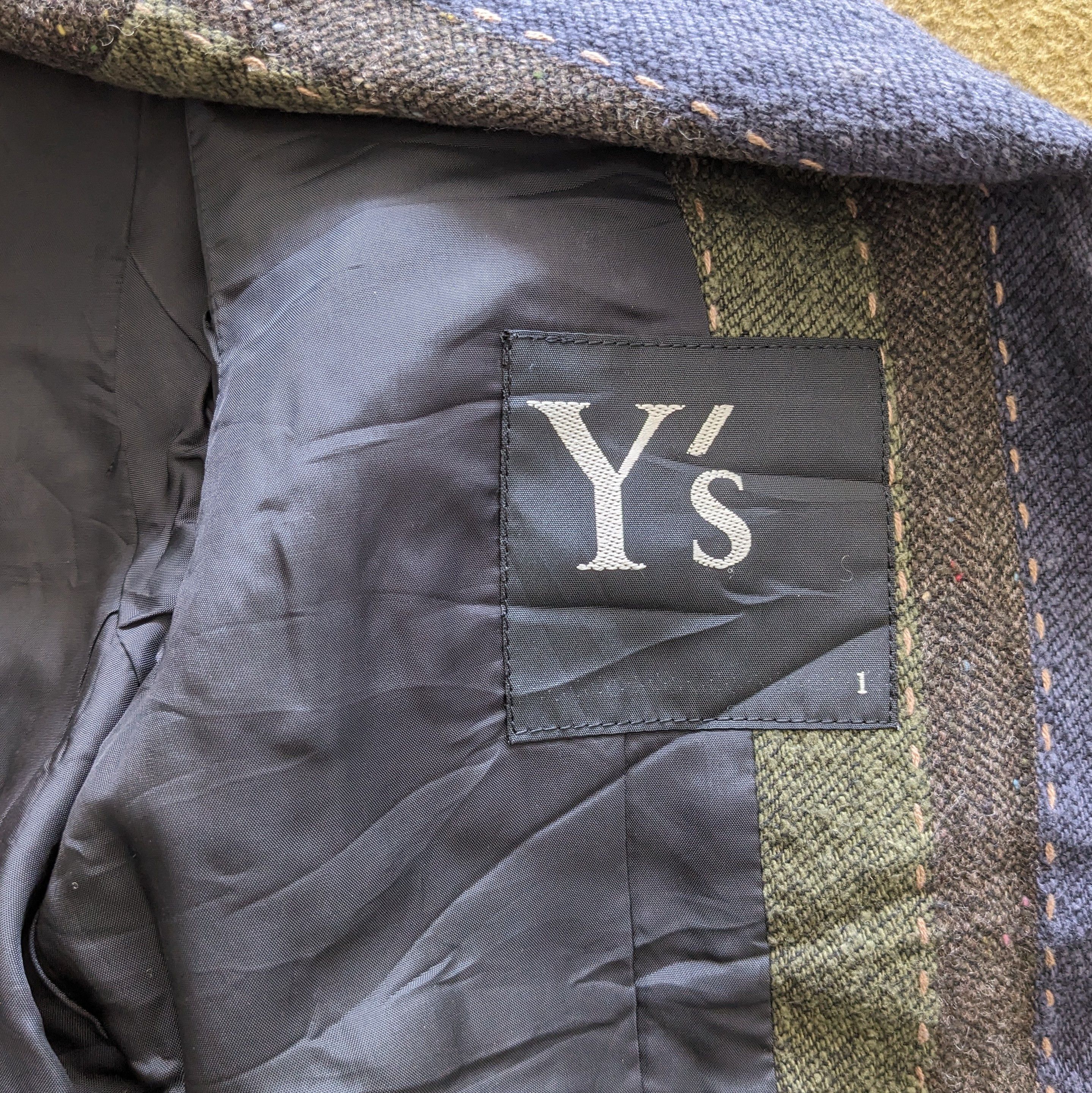 Vintage Vintage Y's YOHJI YAMAMOTO Luxury Brand Blazer Size US XS / EU 42 / 0 - 6 Thumbnail
