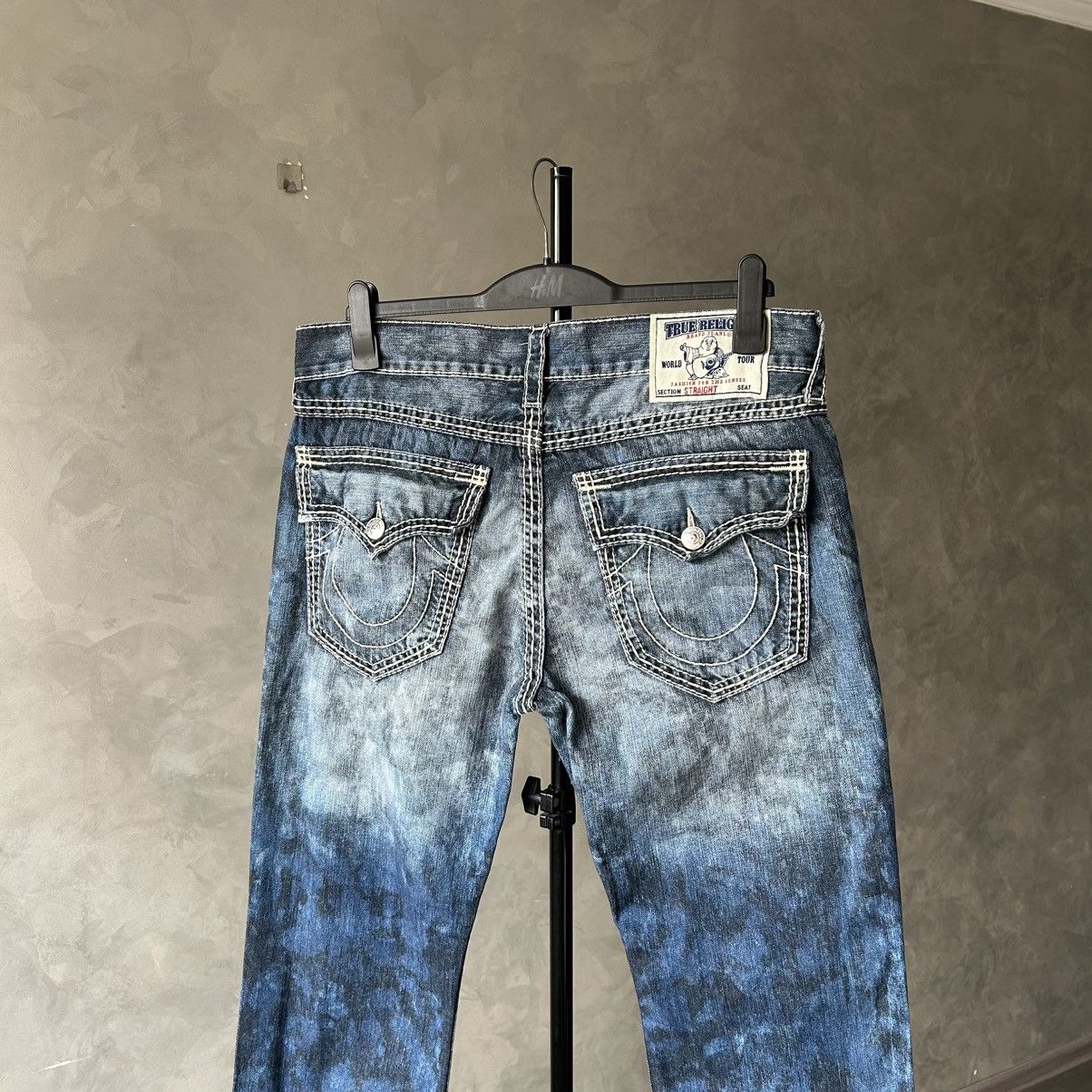True Religion Y2K True Religion Acid Big T Jeans Size US 36 / EU 52 - 1 Thumbnail
