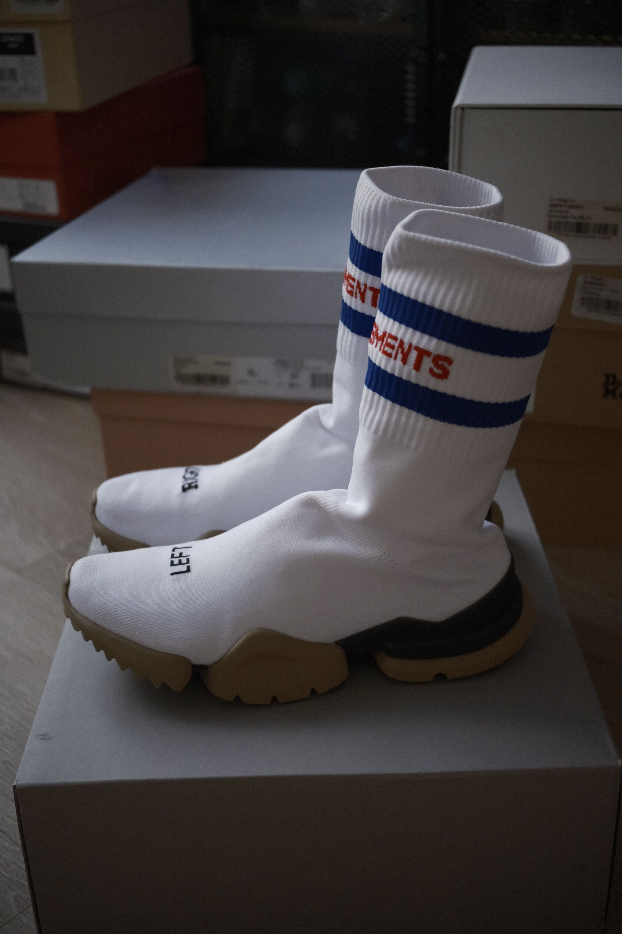 Reebok × Vetements Women Vetements x Reebok Sock Boots sz 7.5 EU 37.5 Size US 7.5 / IT 37.5 - 3 Thumbnail