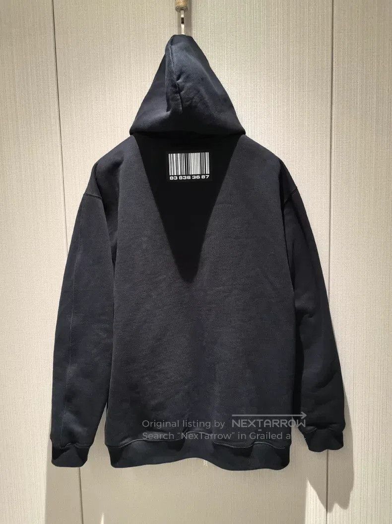 Vetements VETEMENTS Barcode logo zip-up hooded sweatshirt Size US L / EU 52-54 / 3 - 4 Thumbnail