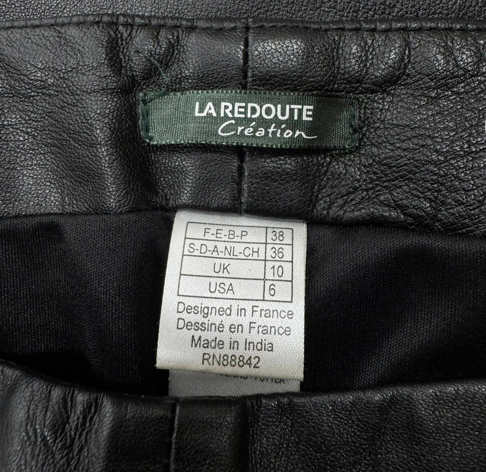Other La Redoute Genuine Leather Trousers size UK10 Size 32" / US 10 / IT 46 - 11 Thumbnail