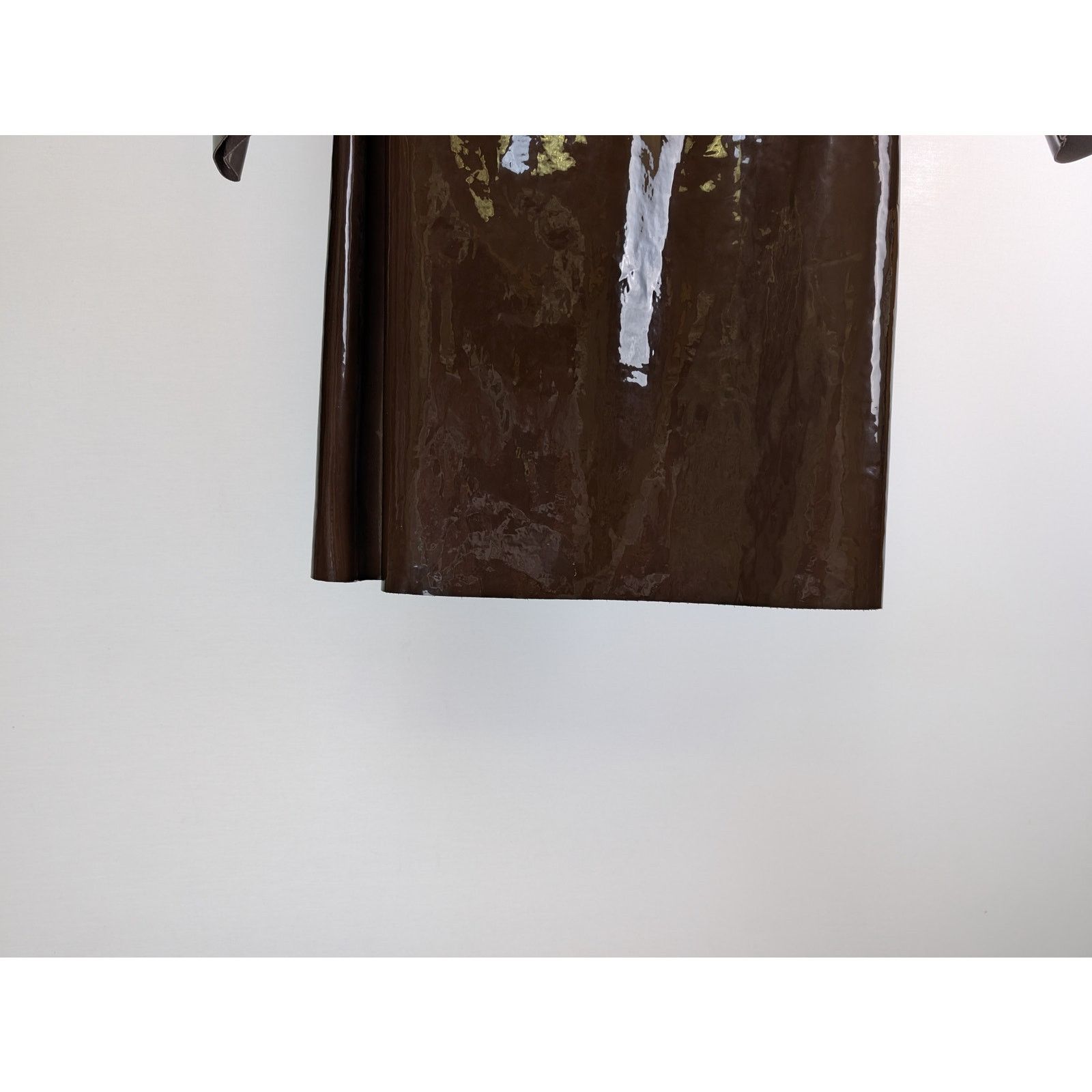 Bottega Veneta o1rshd1 Patent Stretch Leather Dress in Fondant Size XS / US 0-2 / IT 36-38 - 3 Thumbnail