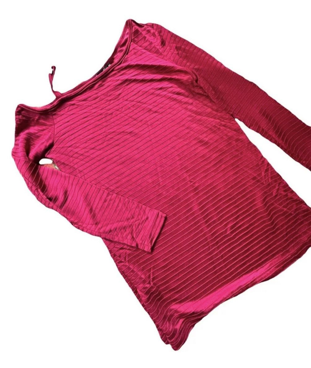 Claude Montana Rare Vintage Claude Montana Asymmetric Ribbed Top - 1998 Size M / US 6-8 / IT 42-44 - 1 Thumbnail
