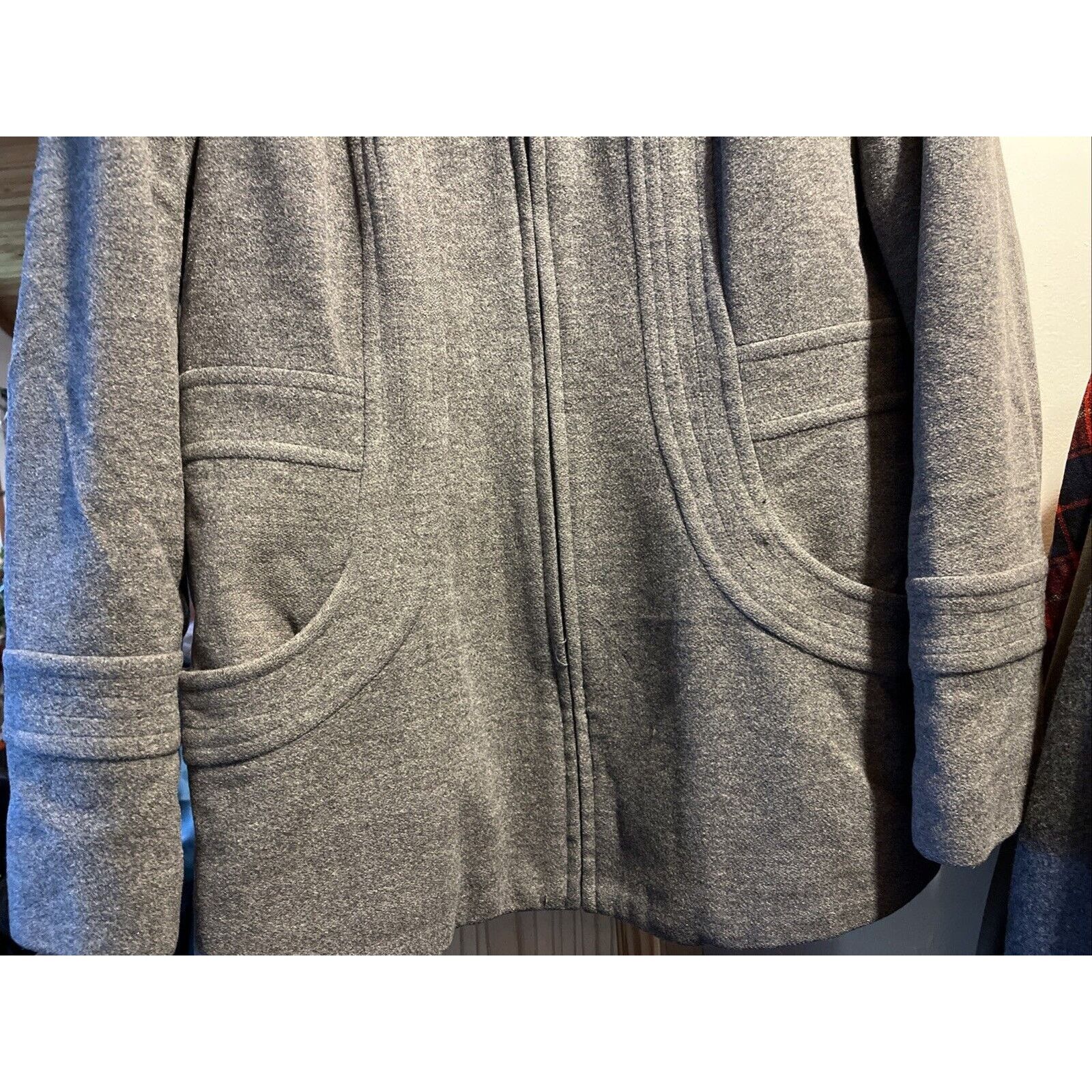 Other Fleet Street Ltd Wool Blend Hooded Coat Jacket Medium Gray Size M / US 6-8 / IT 42-44 - 6 Thumbnail