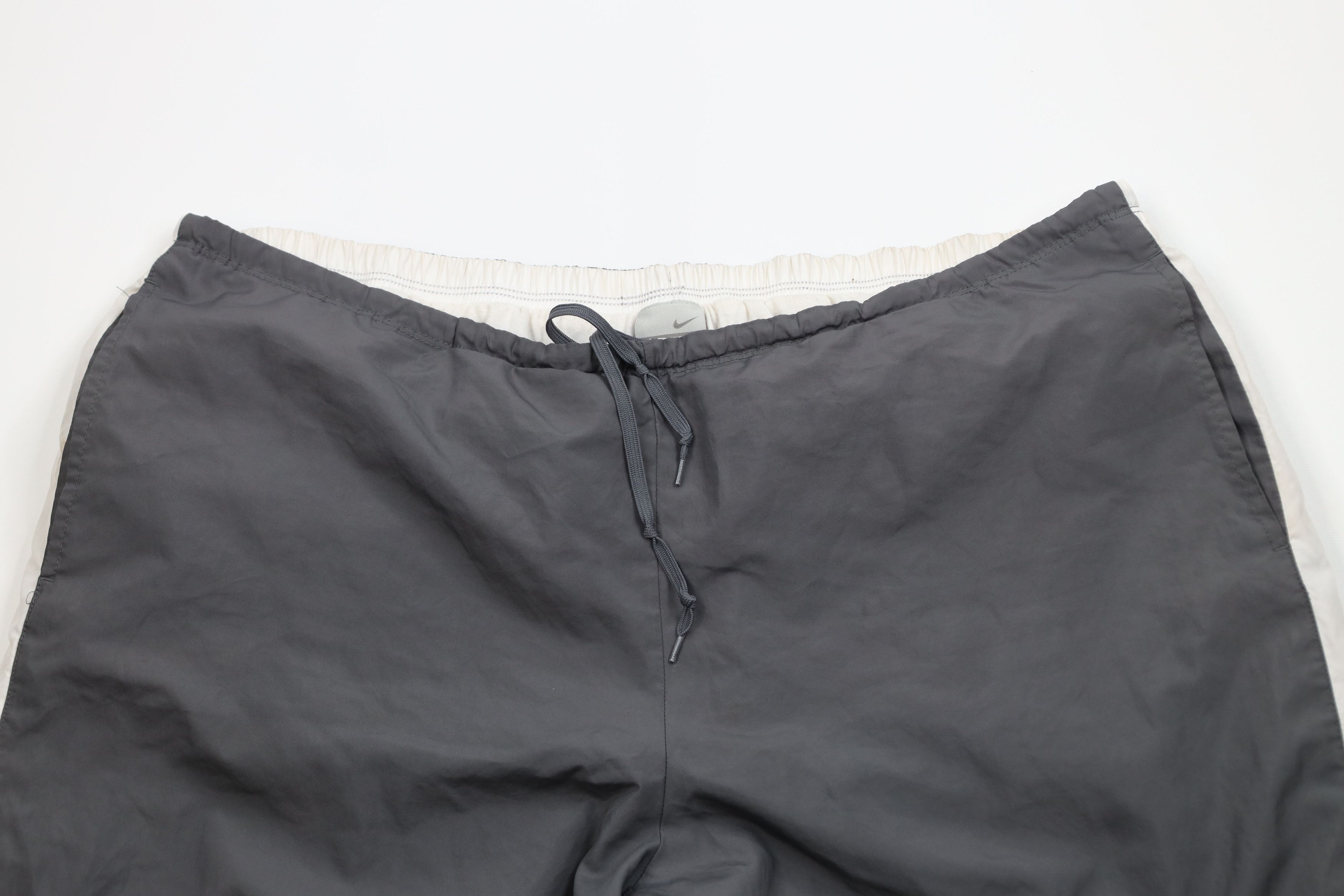 Nike Vintage Y2K Nike Scott Mini Swoosh Lined Wide Leg Pants Size 38" / US 16 / IT 52 - 2 Thumbnail