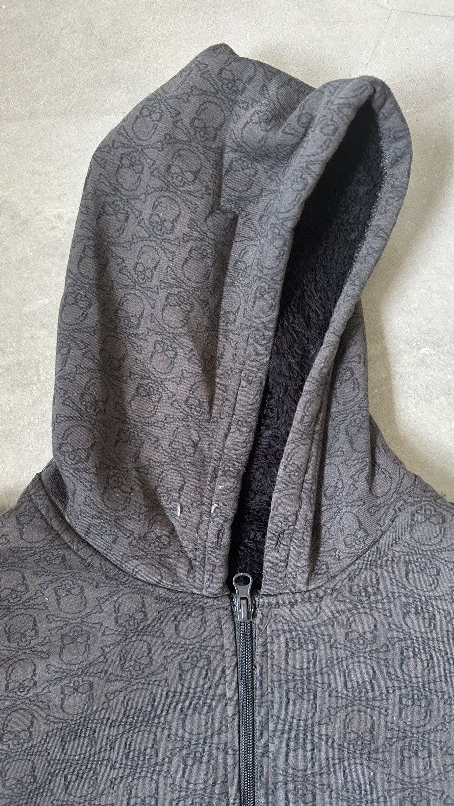 Vintage SKULLS THERMAL INNER SWEATER IFSIXWAS NINE STYLE Size US M / EU 48-50 / 2 - 7 Thumbnail