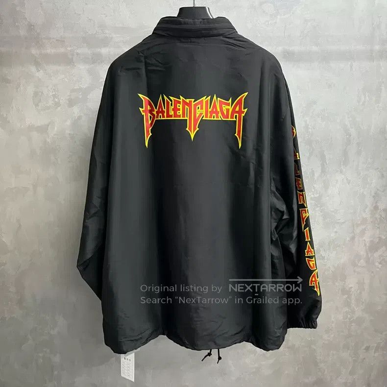 Balenciaga Balenciaga Black Rock Band Series Lightning Letter Logo Pa Size US M / EU 48-50 / 2 - 4 Thumbnail
