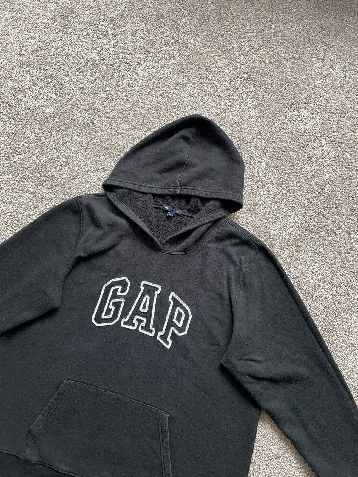 Gap × Vintage Early 2000s Gap Simple Logo Hoodie Size US L / EU 52-54 / 3 - 2 Thumbnail