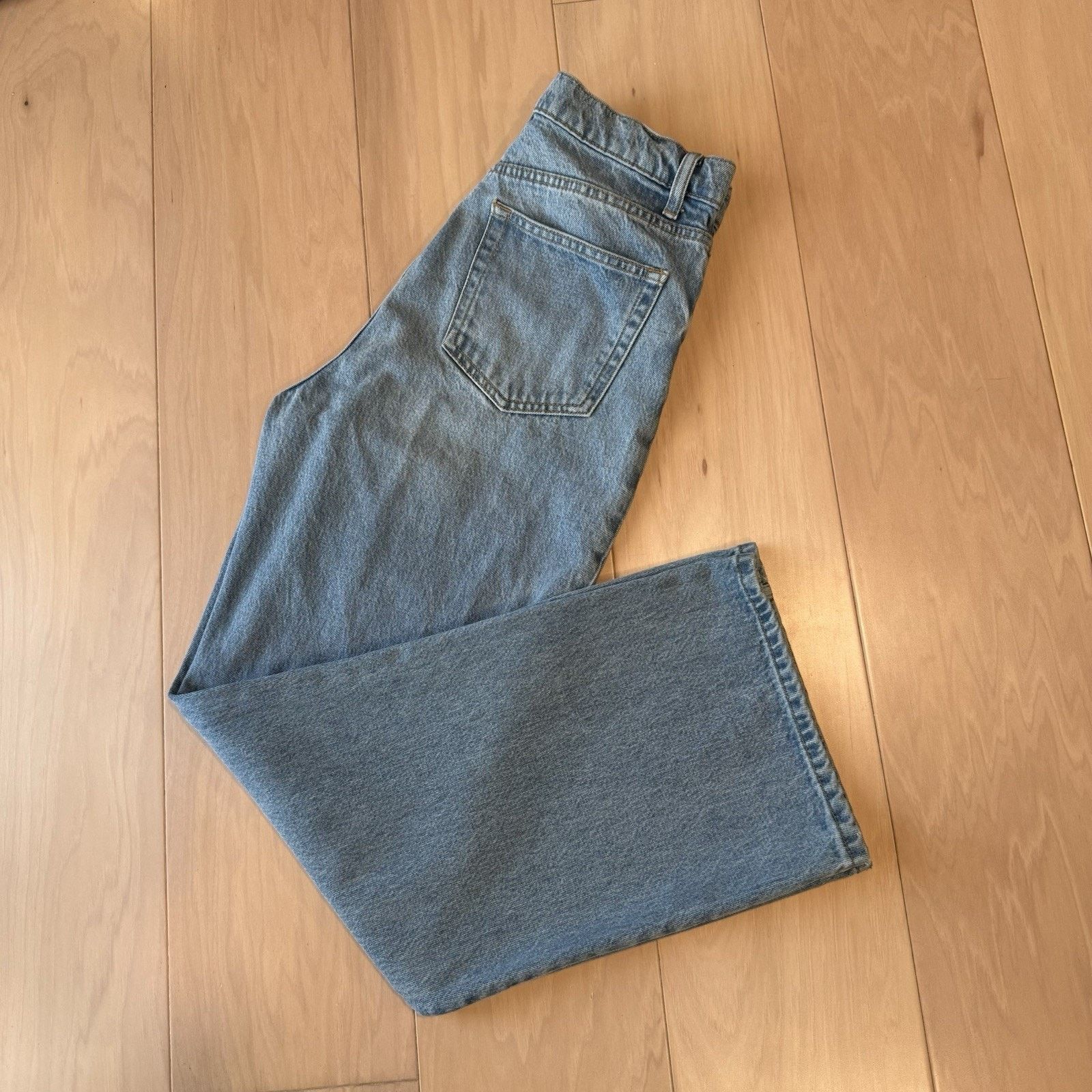 Reformation Reformation Wilder High Rise Wide Leg Cropped Jeans W 28 Size 28" / US 6 / IT 42 - 12 Thumbnail