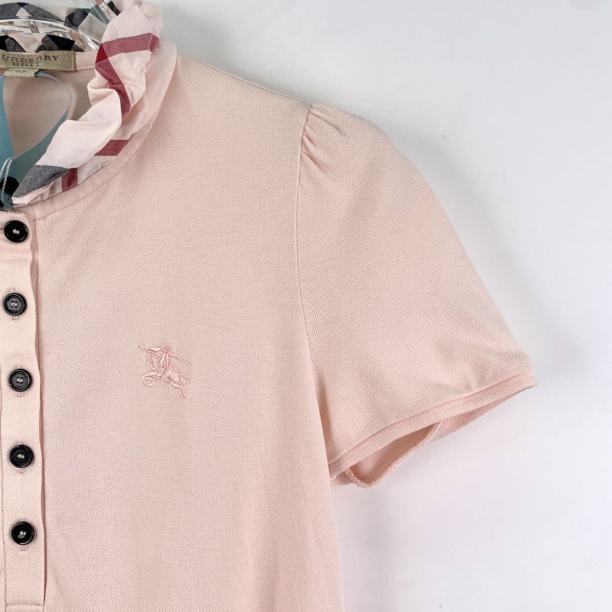 Burberry Burberry Short Sleeve Polo Shirt K26WX Size XS / US 0-2 / IT 36-38 - 4 Thumbnail