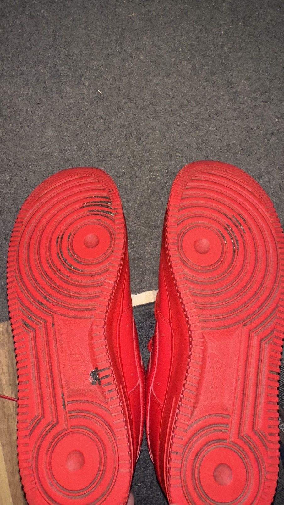 Jordan Brand Air Force 1s fully red Size US 10.5 / EU 43-44 - 7 Thumbnail