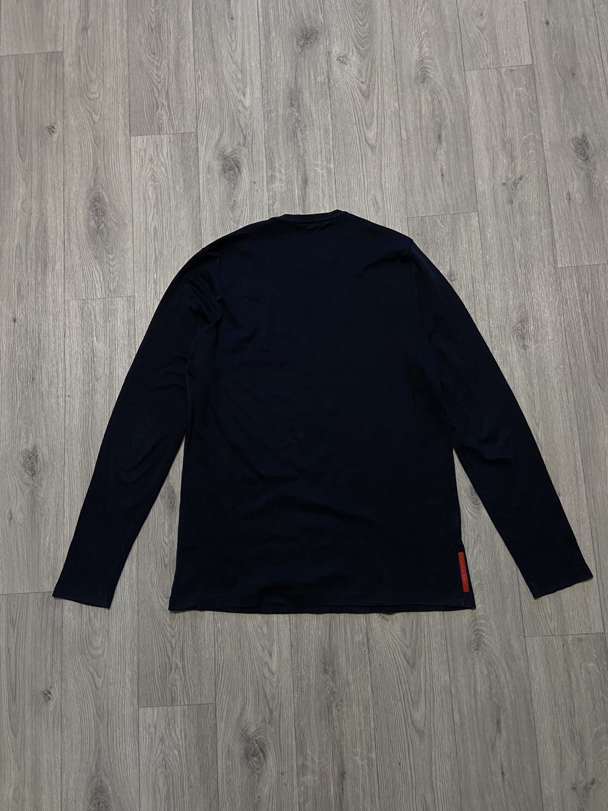 Prada Prada Longsleeve With Red Tab Size US M / EU 48-50 / 2 - 2 Thumbnail