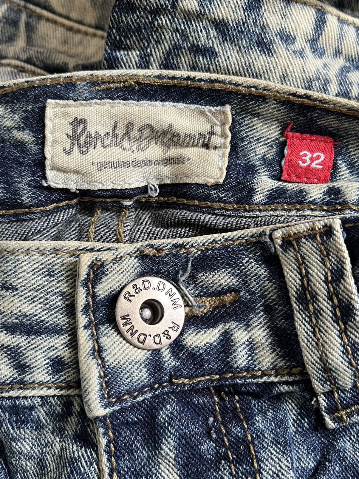 Vintage Vintage Balmain Biker Denim Style R&D Denim Size US 32 / EU 48 - 8 Thumbnail