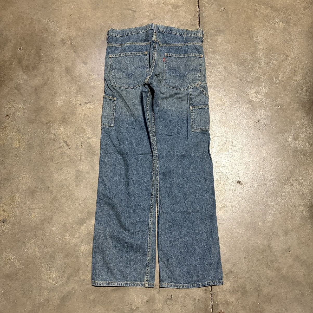 Levi's Vintage Levis Carpenter Jeans Baggy Denim Skater Faded Y2K Size US 34 / EU 50 - 7 Thumbnail